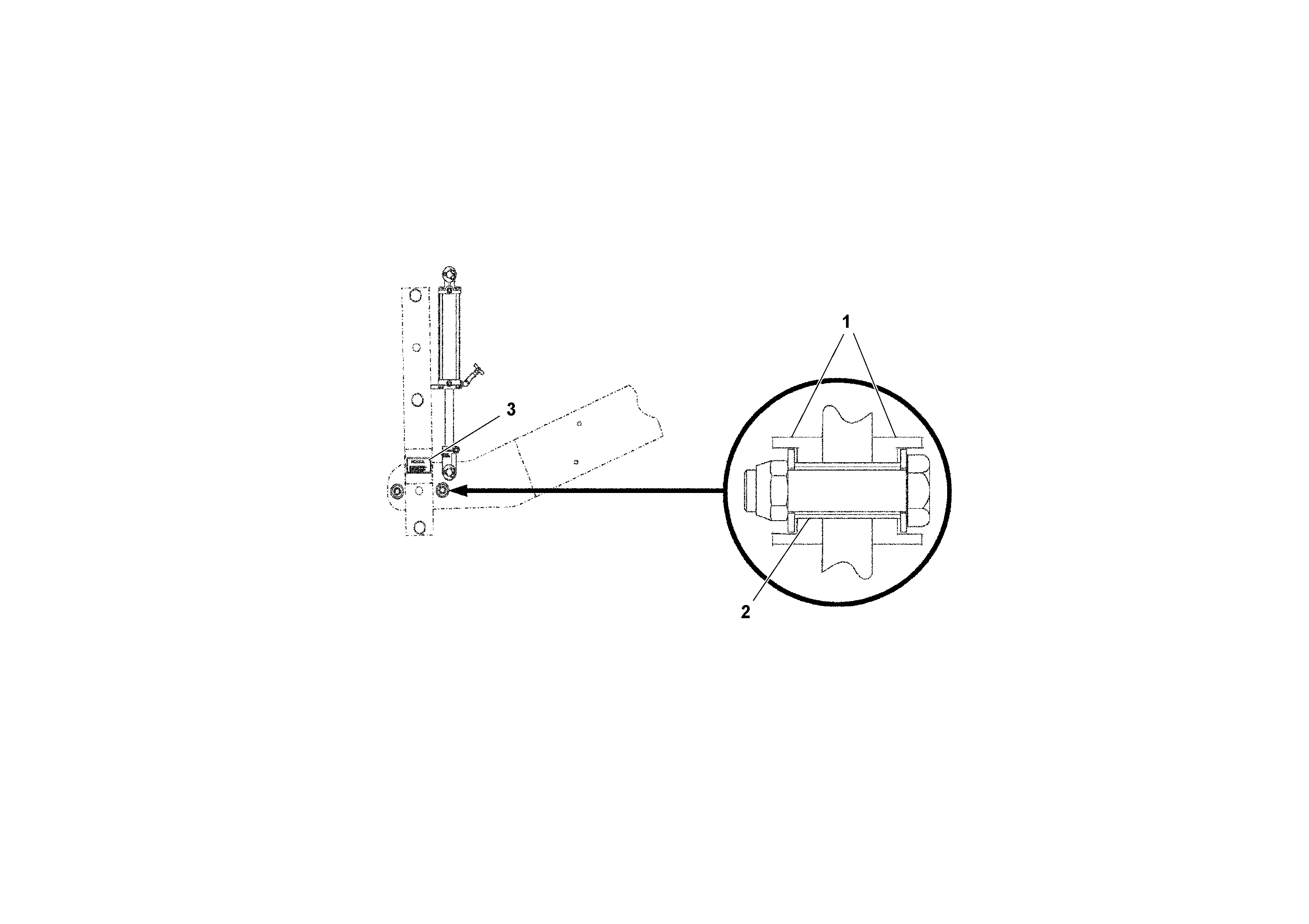 Схема запчастей Volvo PF4410 - 88607 Side Arm Hardware AGS 7.5 ATT. BLAW KONTROL II PF161, PF2181, PF4410