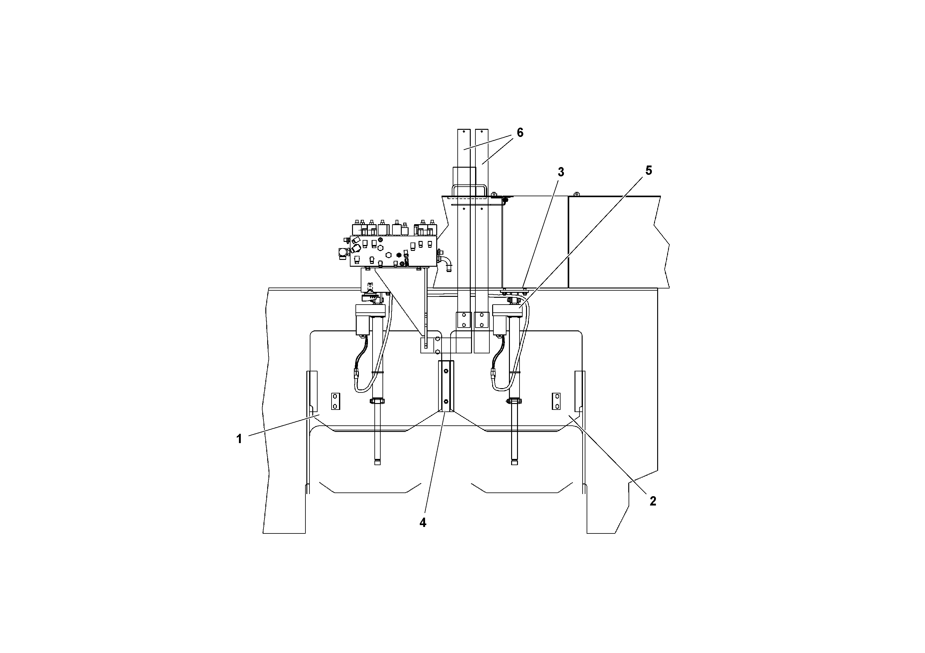 Схема запчастей Volvo PF4410 - 93060 Power Flowgate Arrangement PF4410 S/N 197449-