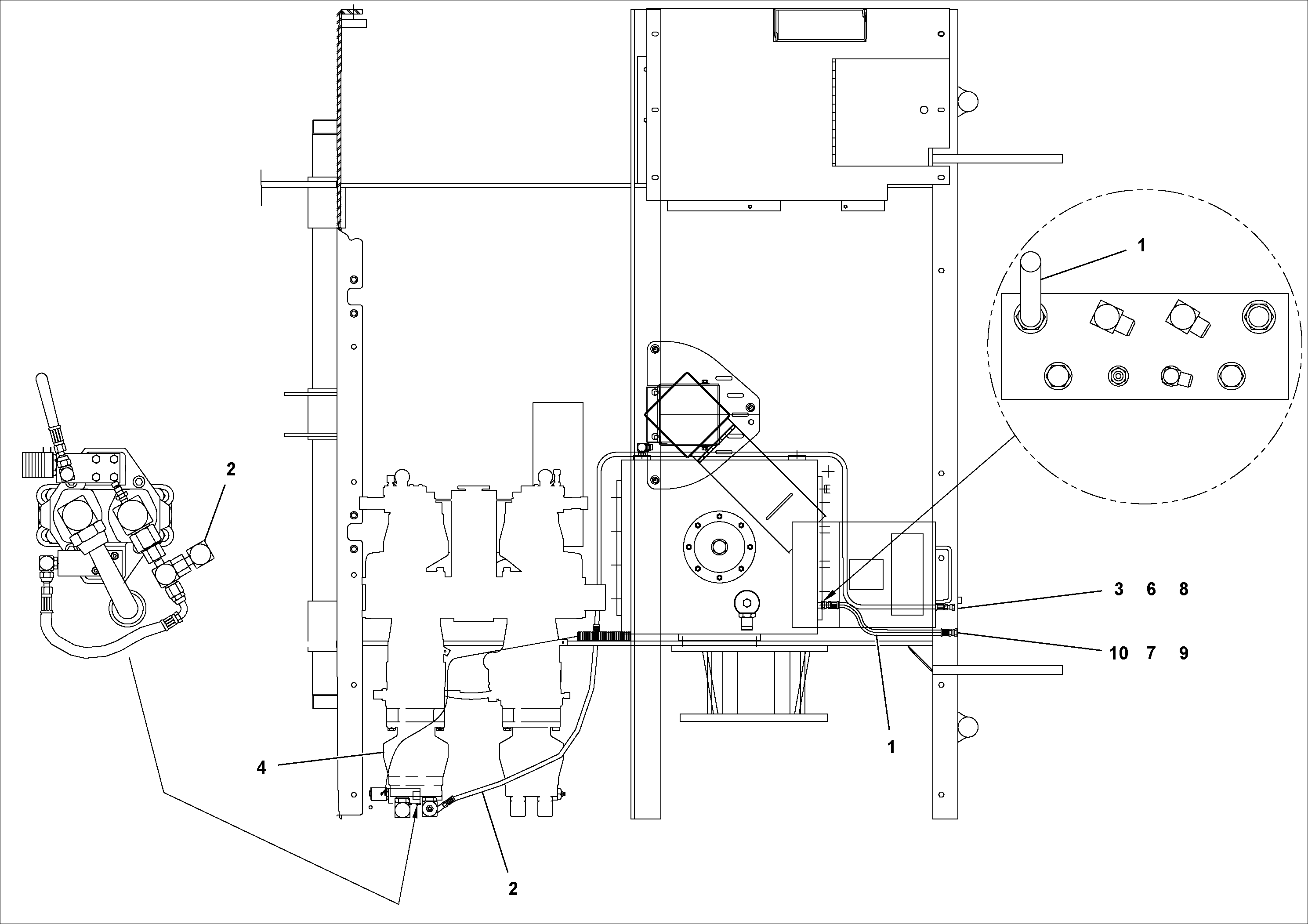 Схема запчастей Volvo PF4410 - 74344 Generator kit PF4410 S/N 375009-