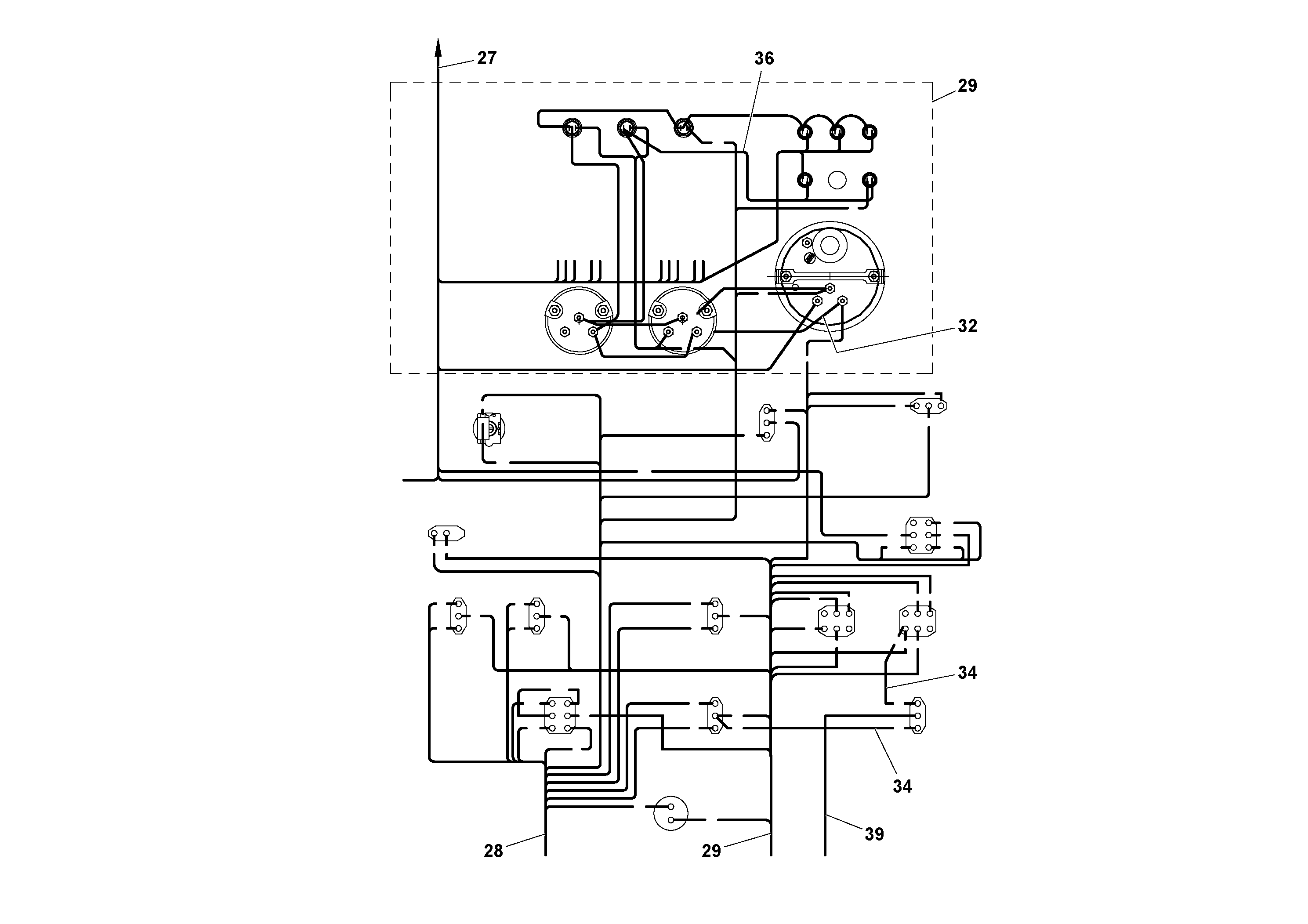 Схема запчастей Volvo PF4410 - 76099 Control Box Assembly PF4410 S/N 375009-