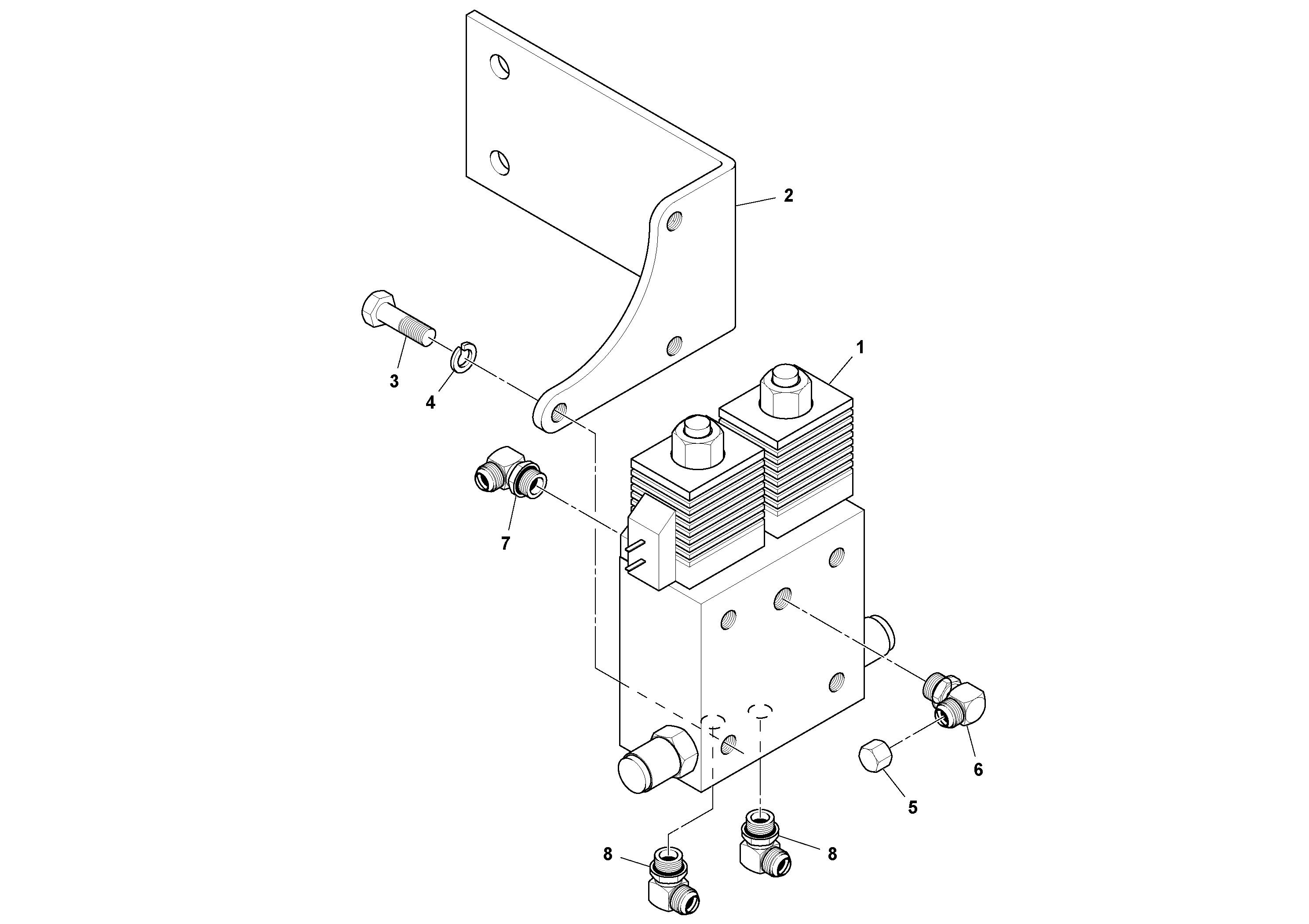 Схема запчастей Volvo PF4410 - 80927 Automatic Level Control Valve PF4410 S/N 375009-