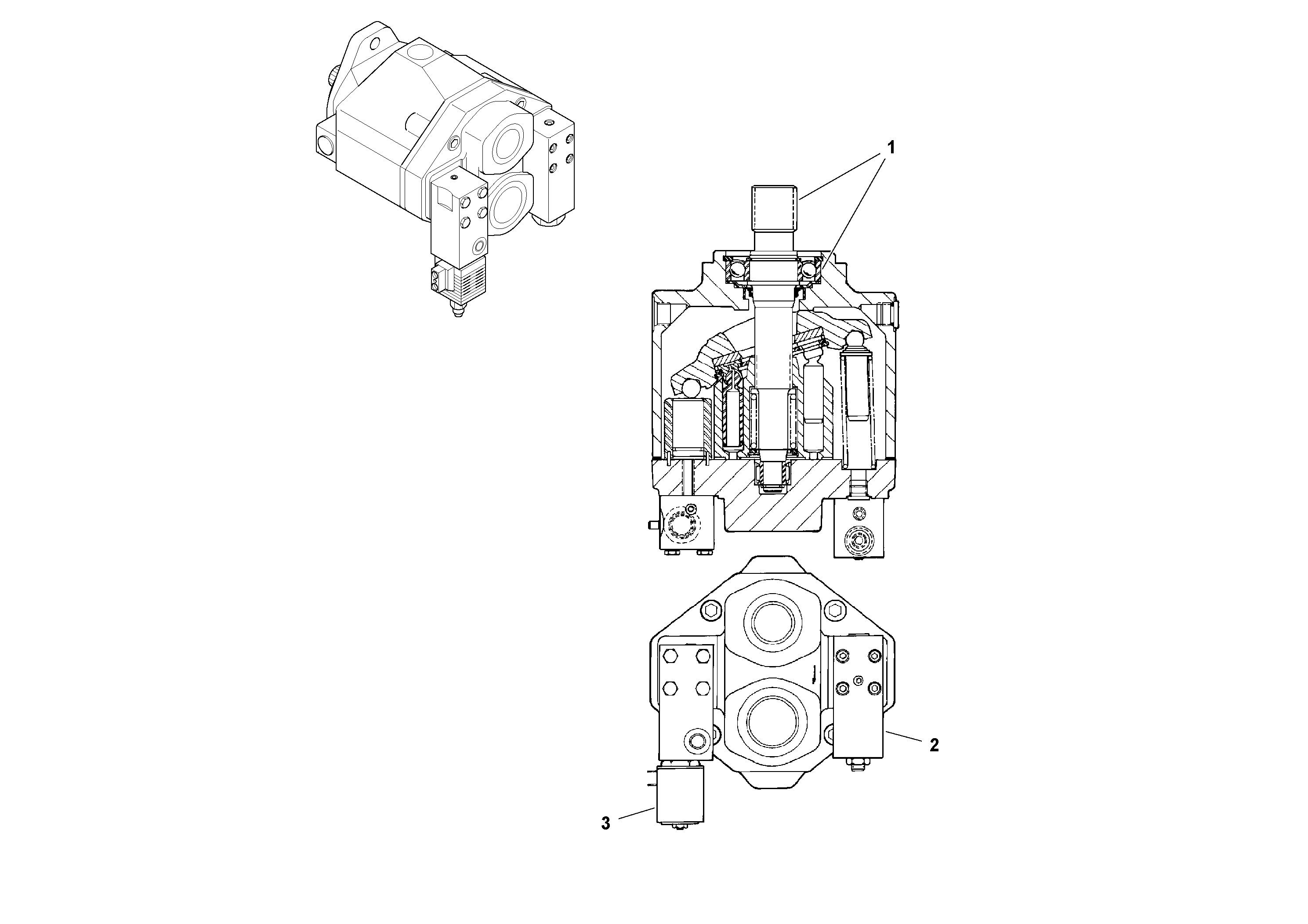 Схема запчастей Volvo PF4410 - 79995 Pump Assembly PF4410 S/N 375009-