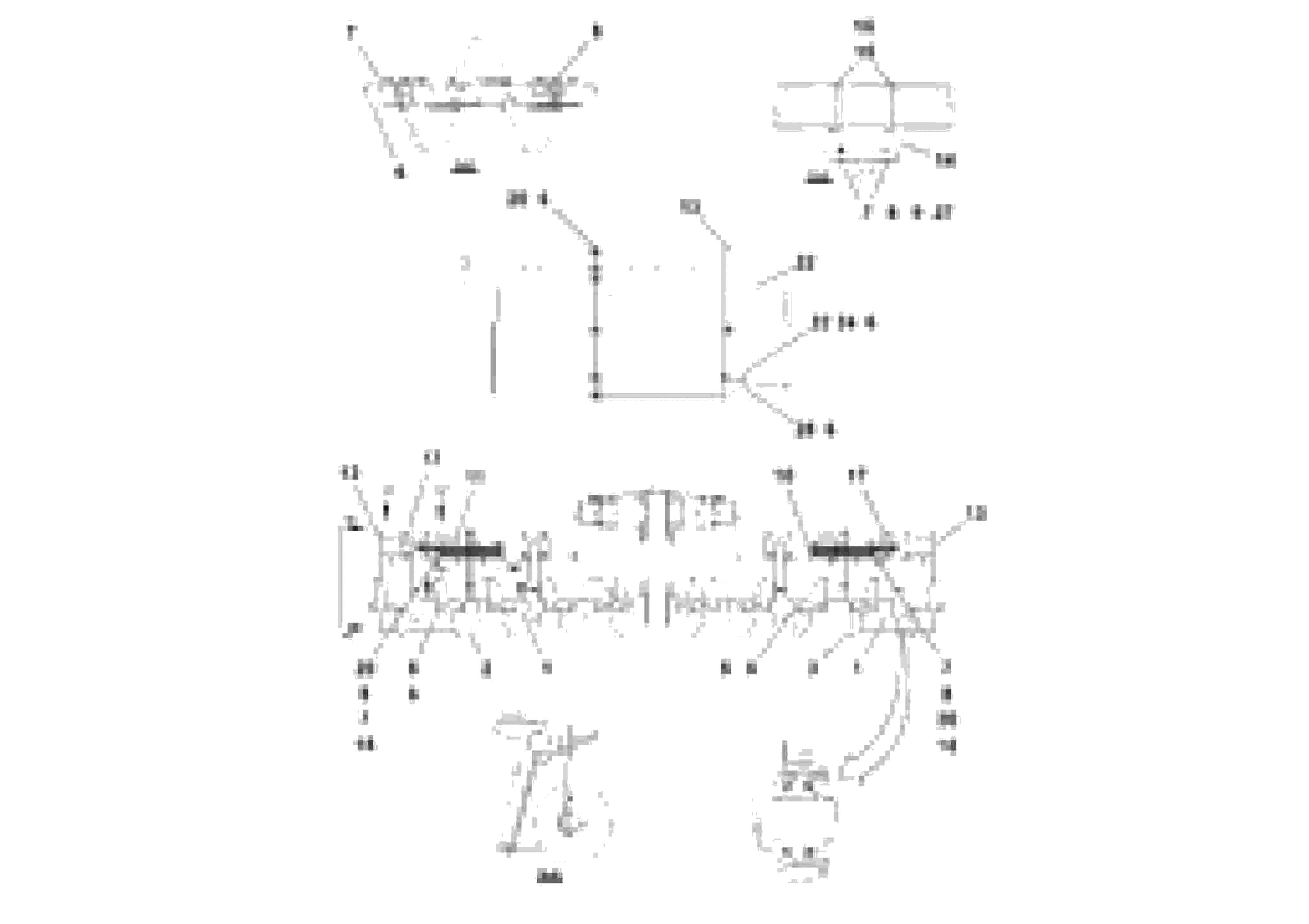 Схема запчастей Volvo PF4410 - 102027 Auger and Tunnel/guard Extension Arrangements PF4410 S/N 375009-