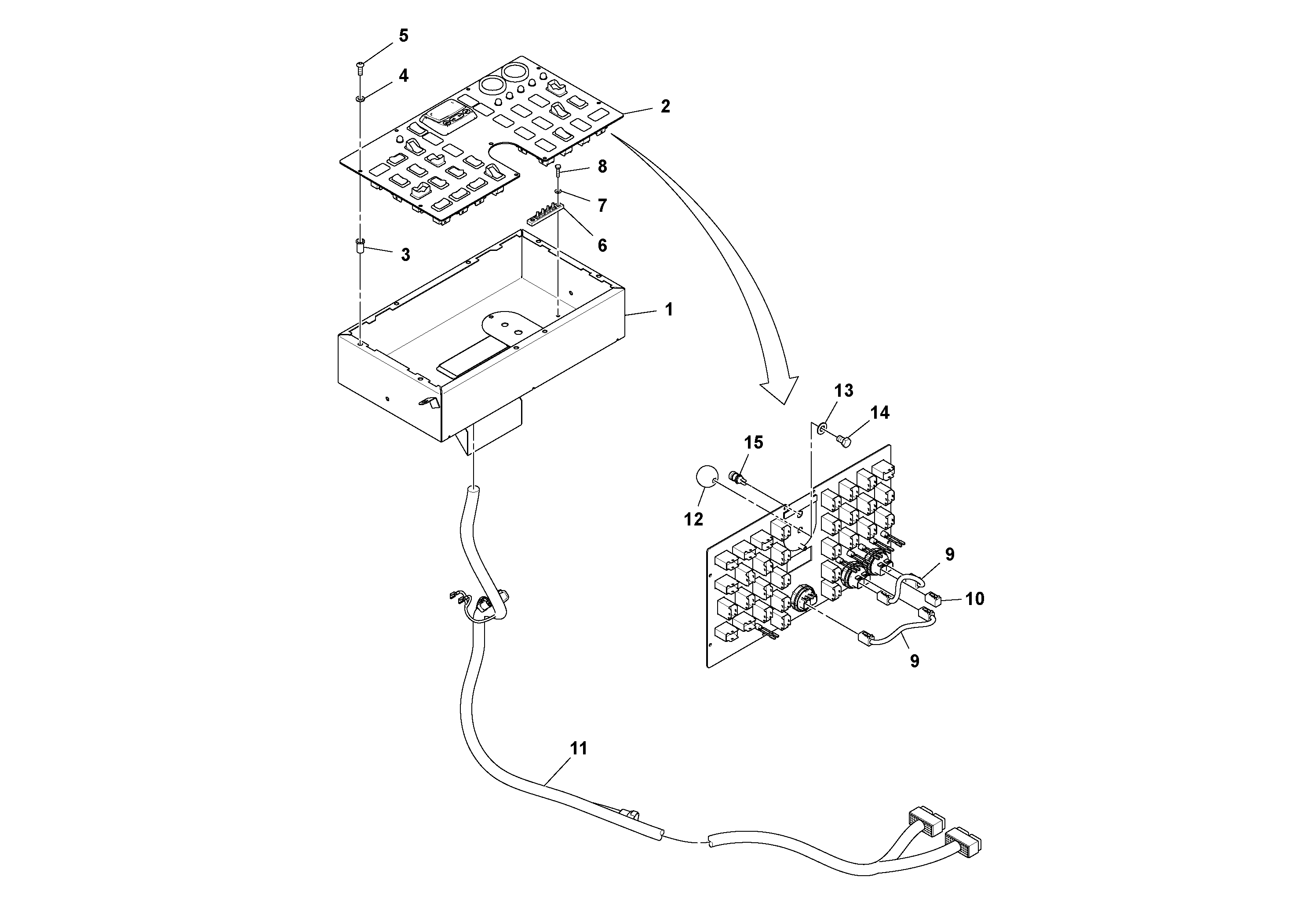 Схема запчастей Volvo PF6110 - 80420 Track Panel Assembly PF6110 S/N 197474 -