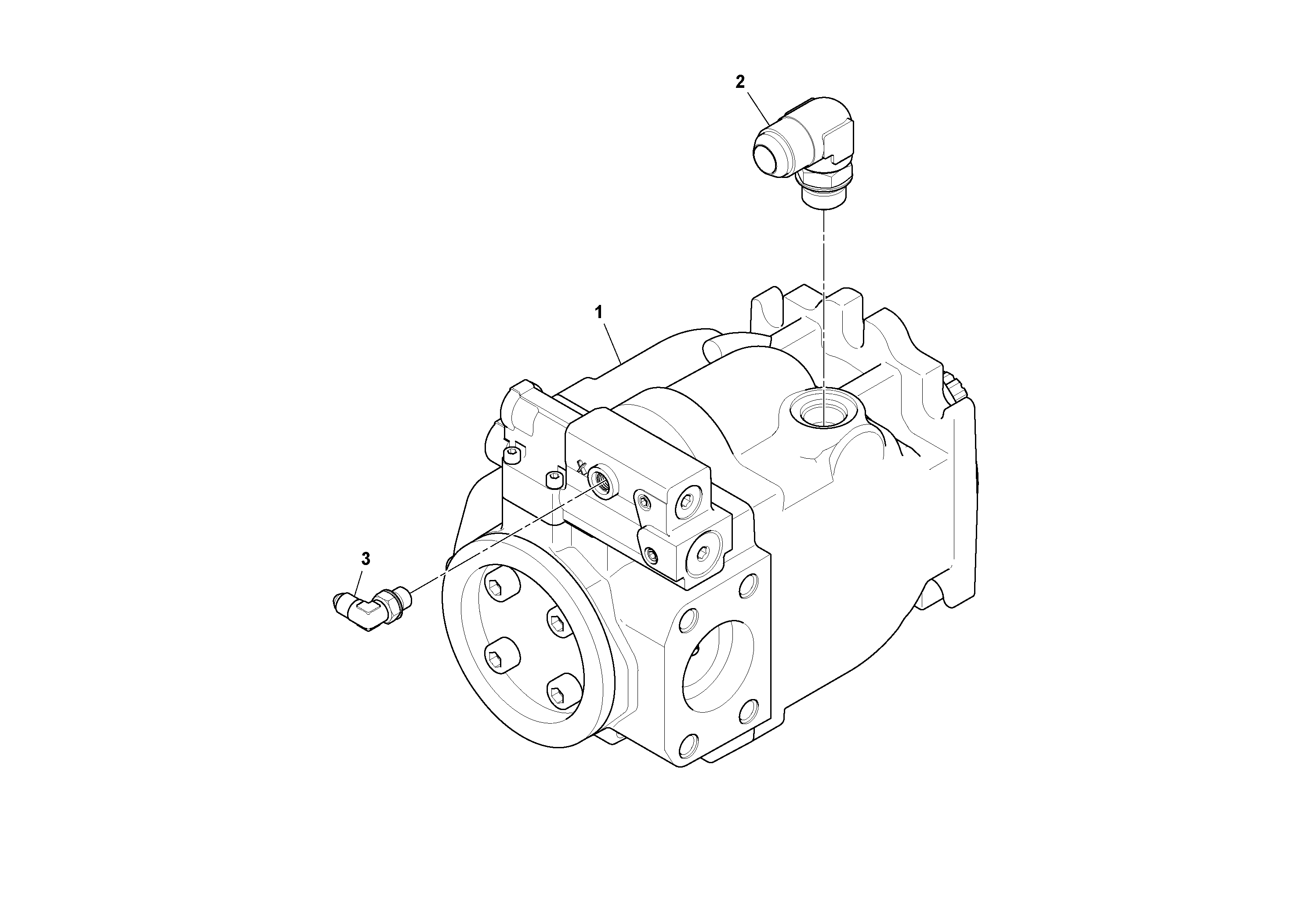 Схема запчастей Volvo PF6110 - 29675 General Purpose Pump Assembly PF6110 S/N 197474 -