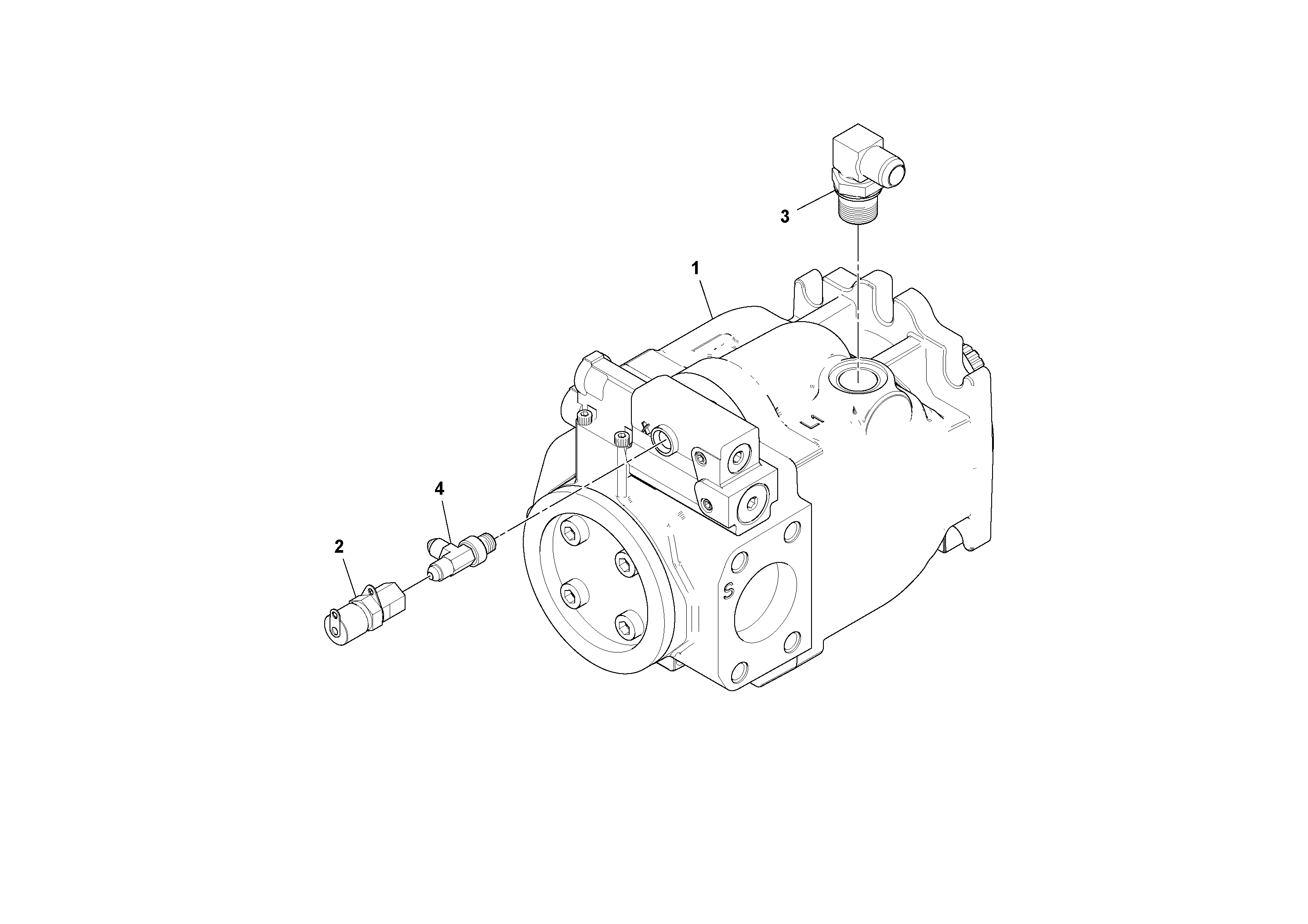 Схема запчастей Volvo PF6110 - 47015 General Purpose Pump Assembly PF6110 S/N 197474 -