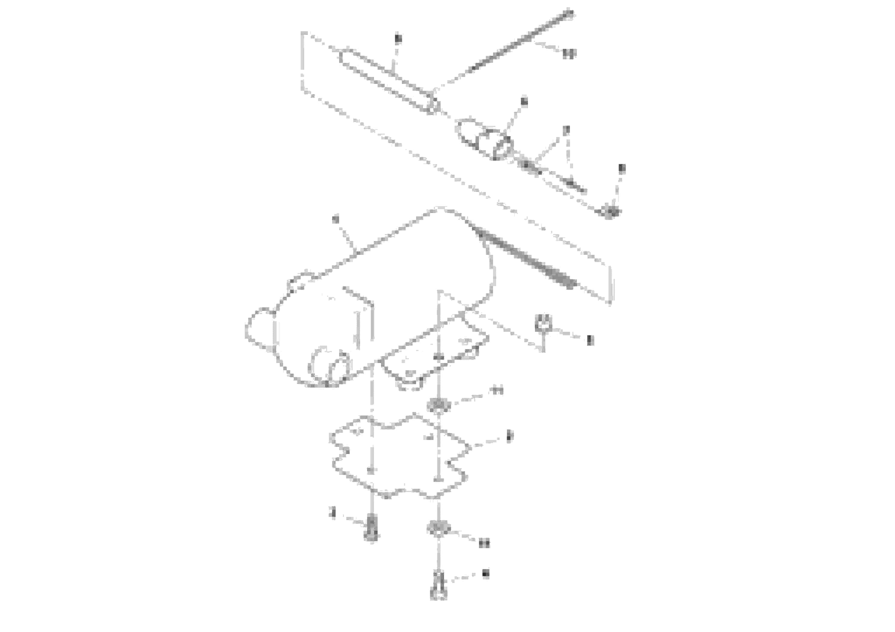 Схема запчастей Volvo PF6110 - 65854 Водяной насос в сборе PF6110 S/N 197474 -