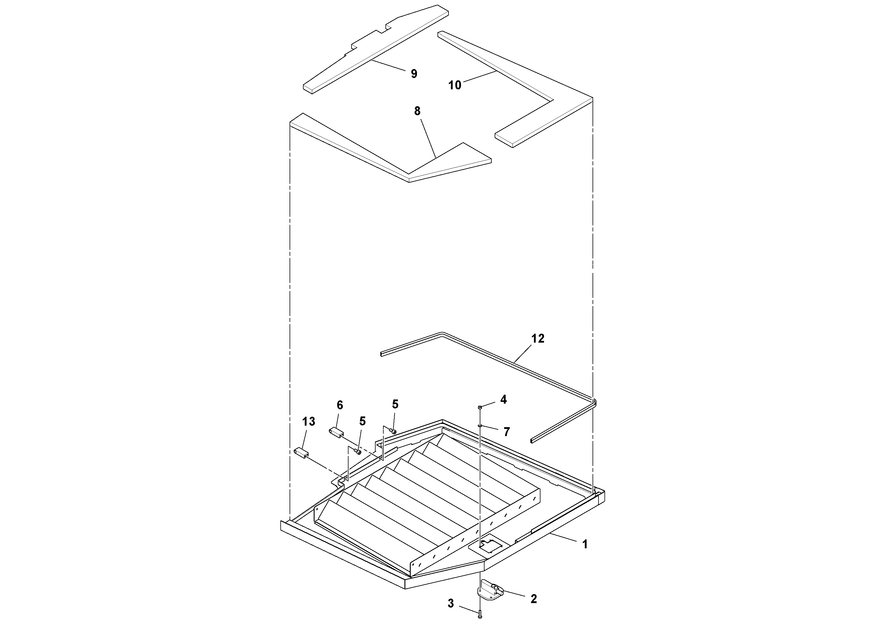 Схема запчастей Volvo PF6110 - 30206 Access Door Assembly PF6110 S/N 197474 -