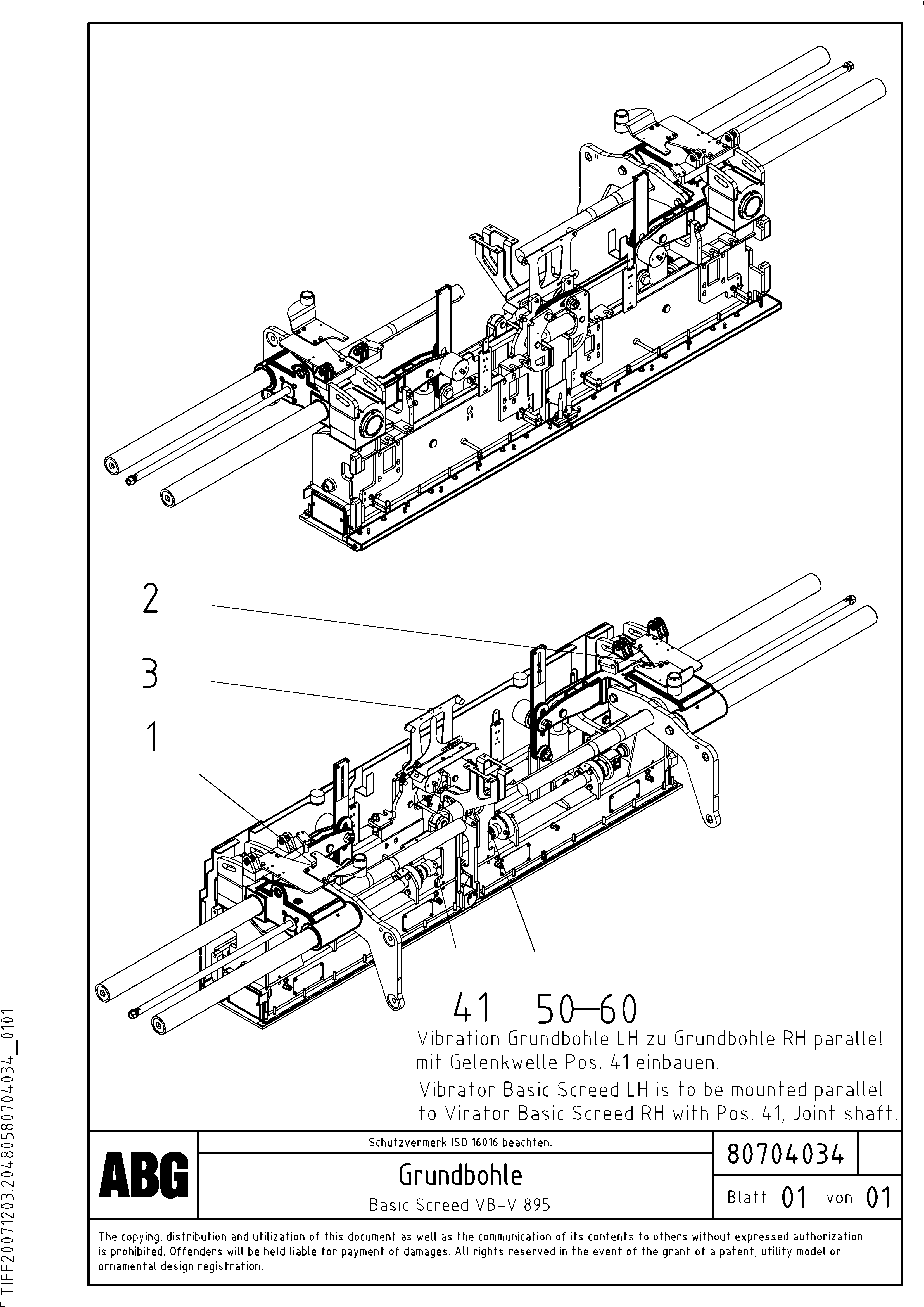 Схема запчастей Volvo PF6110 - 70723 Compilation of basic screeds per version and working width OMNI 1000 ATT. SCREEDS 3,0 - 9,0M PF6110, PF6160/6170