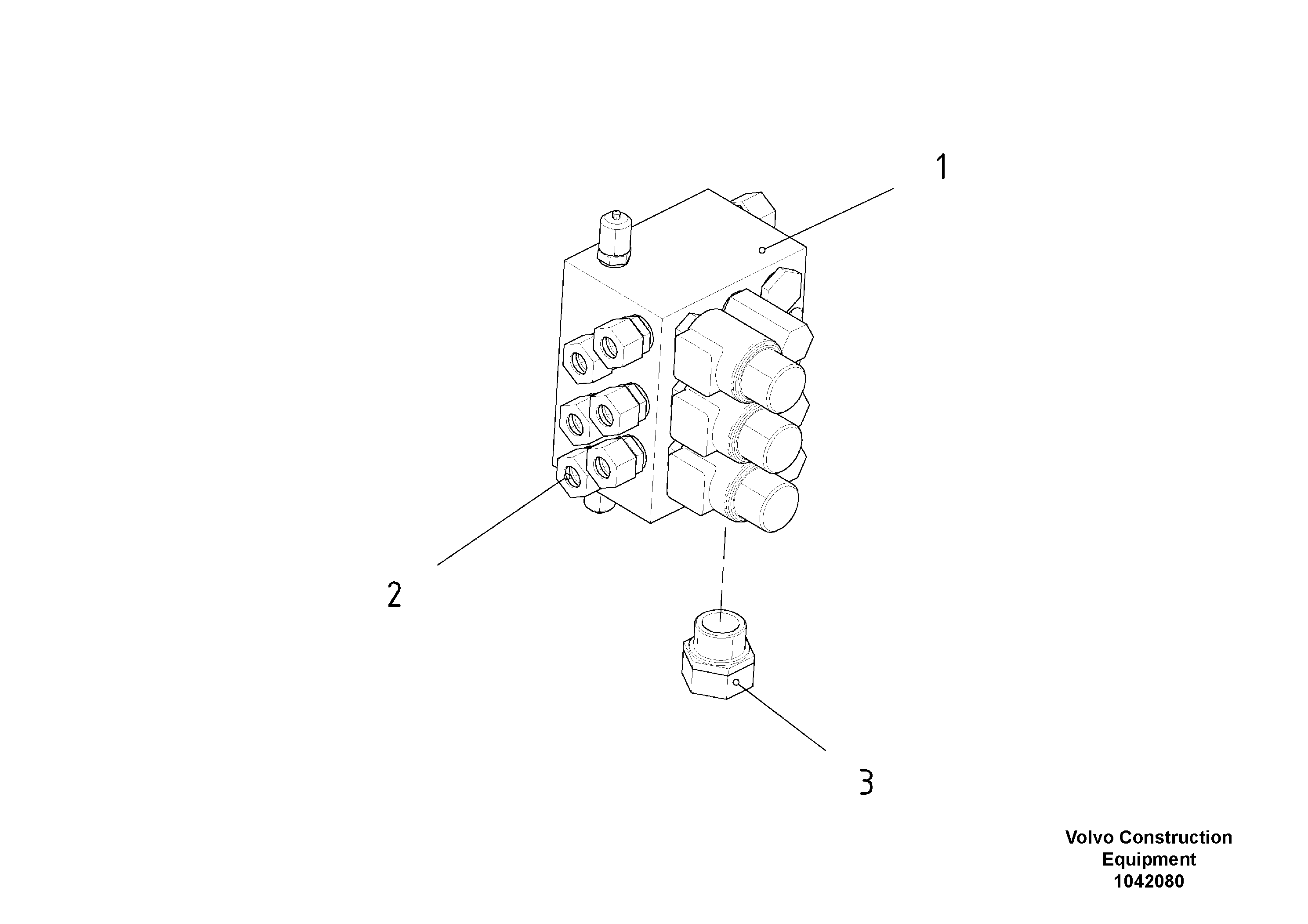 Схема запчастей Volvo ABG7820B - 49988 Valve Block Vibration ABG7820/ABG7820B ABG7820 S/N 21064-23058 ABG7820B S/N 23059 -