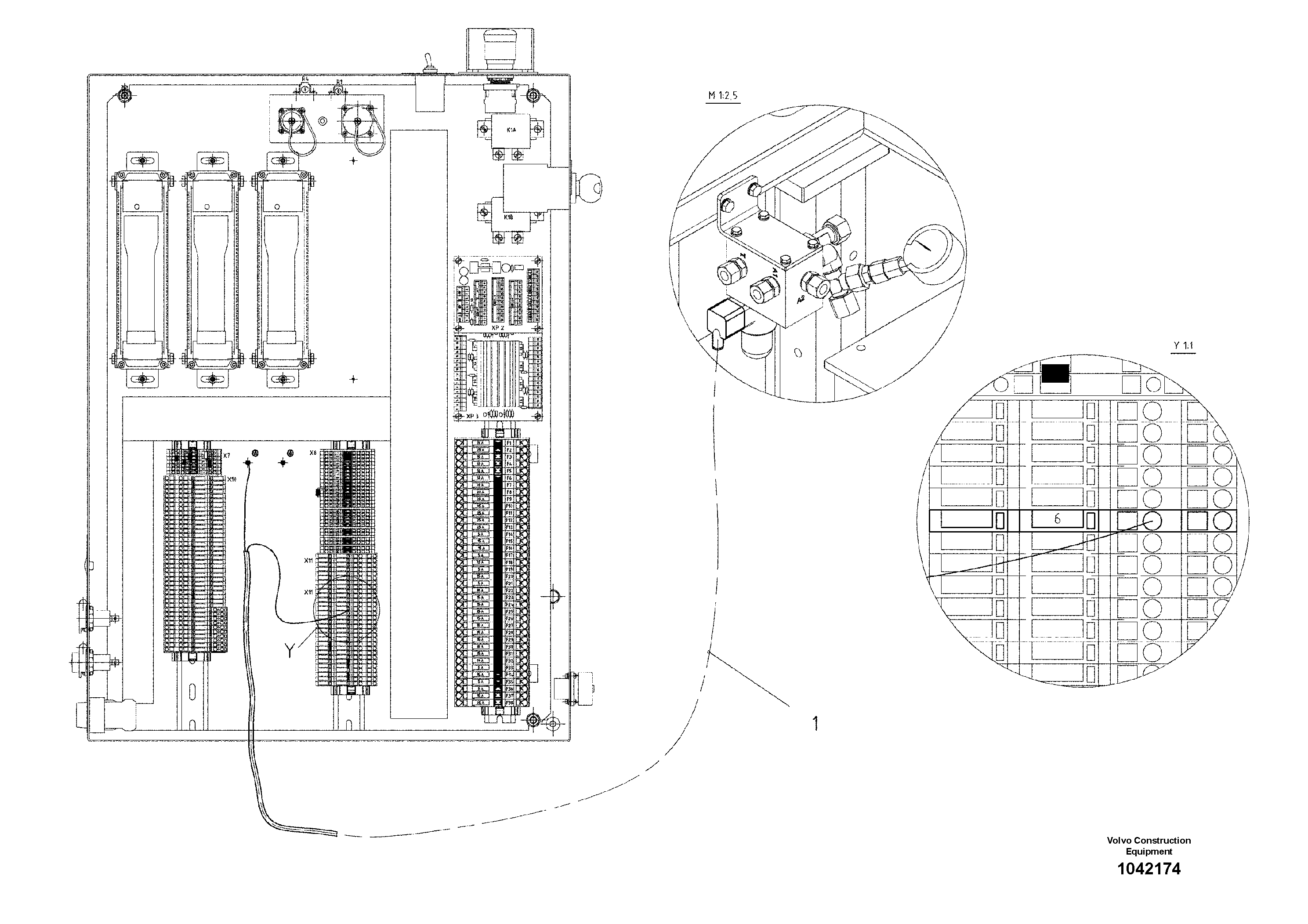 Схема запчастей Volvo ABG7820B - 69149 Electric Screed Load Device ABG7820/ABG7820B ABG7820 S/N 21064-23058 ABG7820B S/N 23059 -
