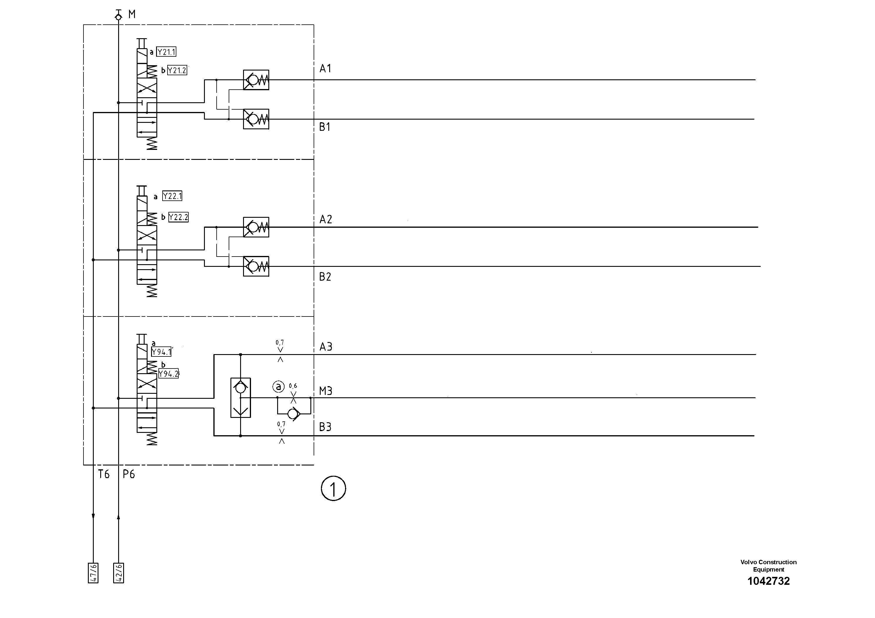 Схема запчастей Volvo ABG7820B - 43184 Diagram ABG7820/ABG7820B ABG7820 S/N 21064-23058 ABG7820B S/N 23059 -