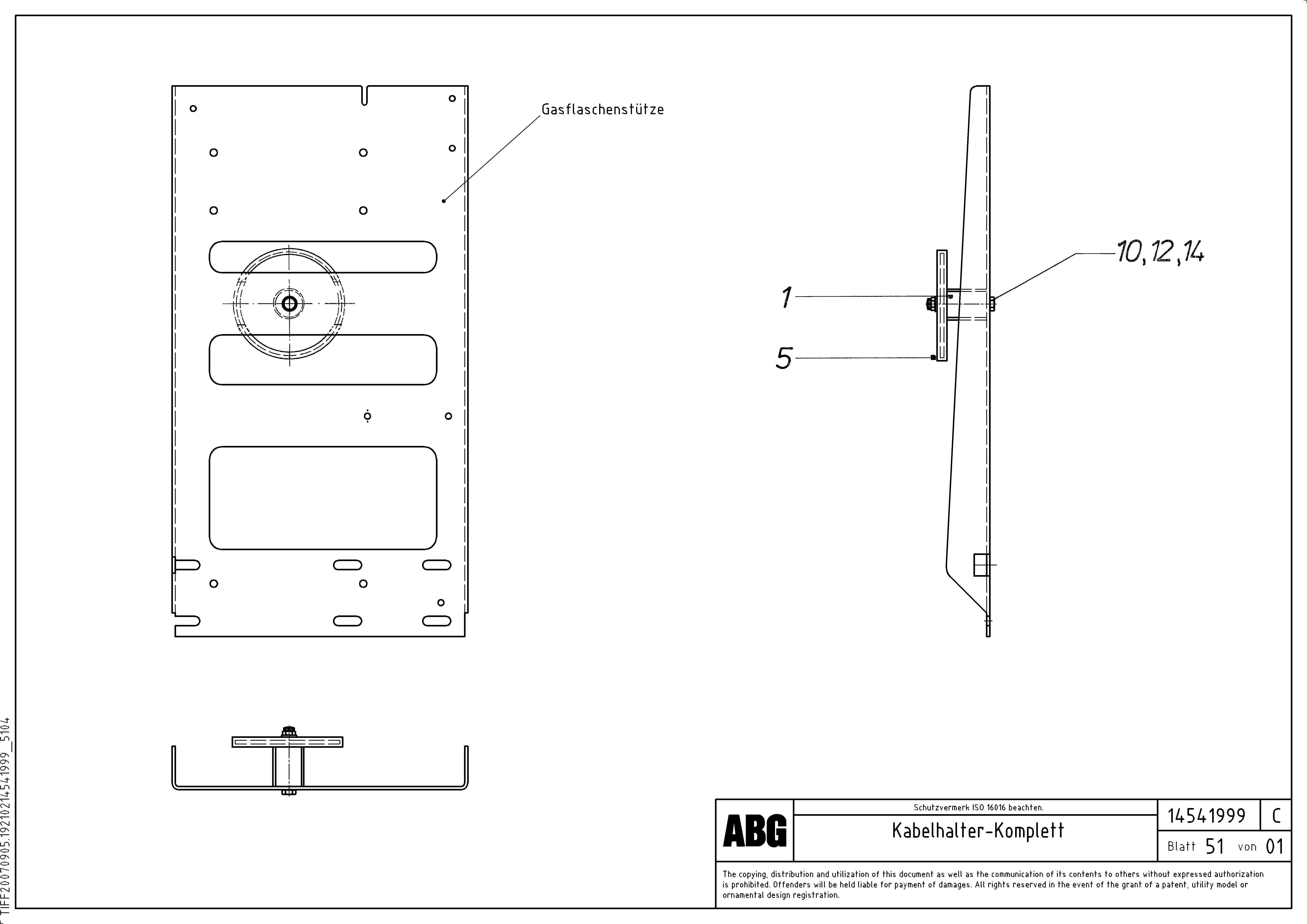 Схема запчастей Volvo ABG7820B - 88513 Cable holder for towing arms VDT 121 ATT. SCREED 2,5 - 9,0 M ABG7820/ABG7820B