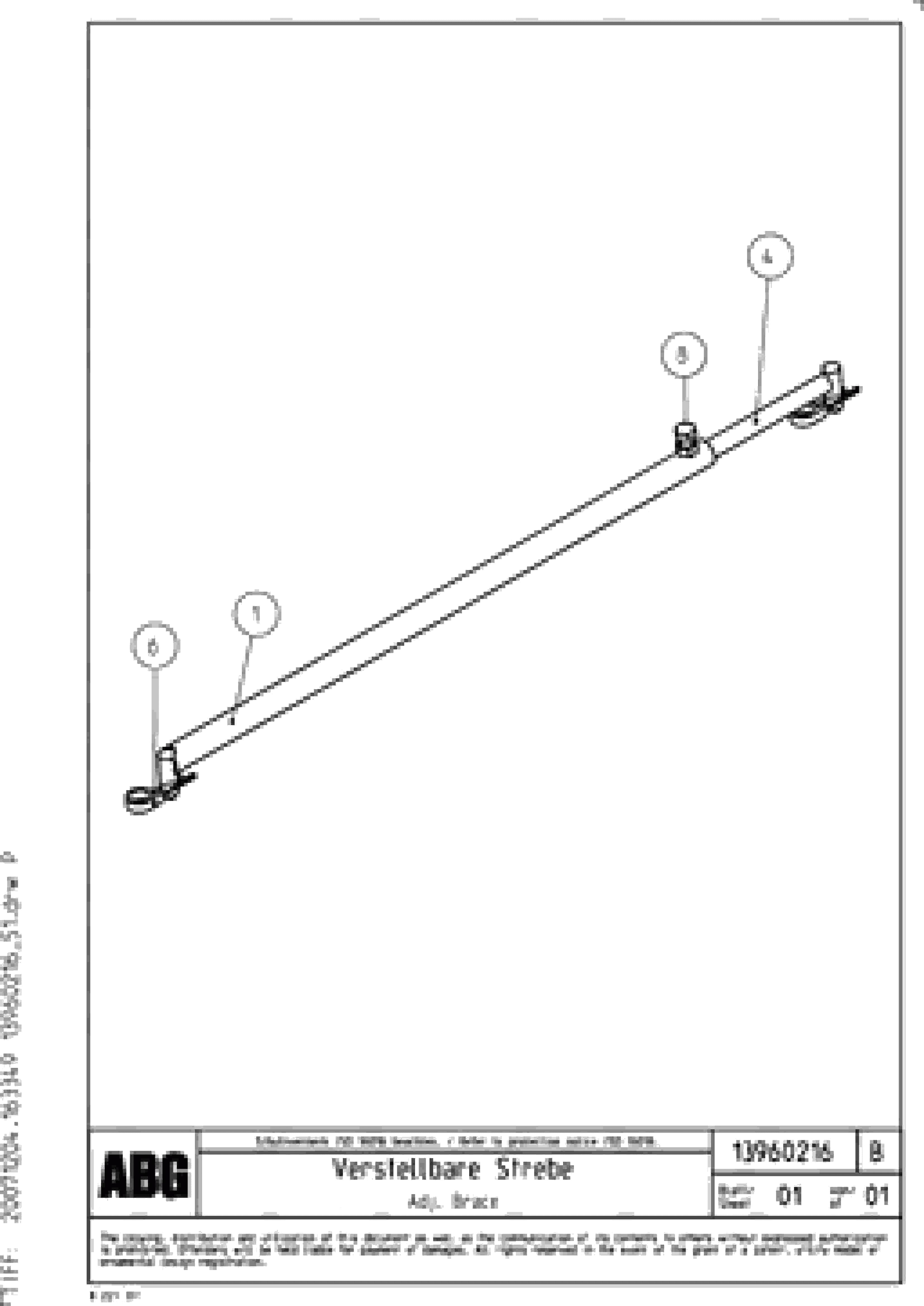 Схема запчастей Volvo ABG7820B - 65252 Adjustment brace VDT-V 89 ETC ATT. SCREEDS 3,0 - 9,0M ABG7820, ABG7820B