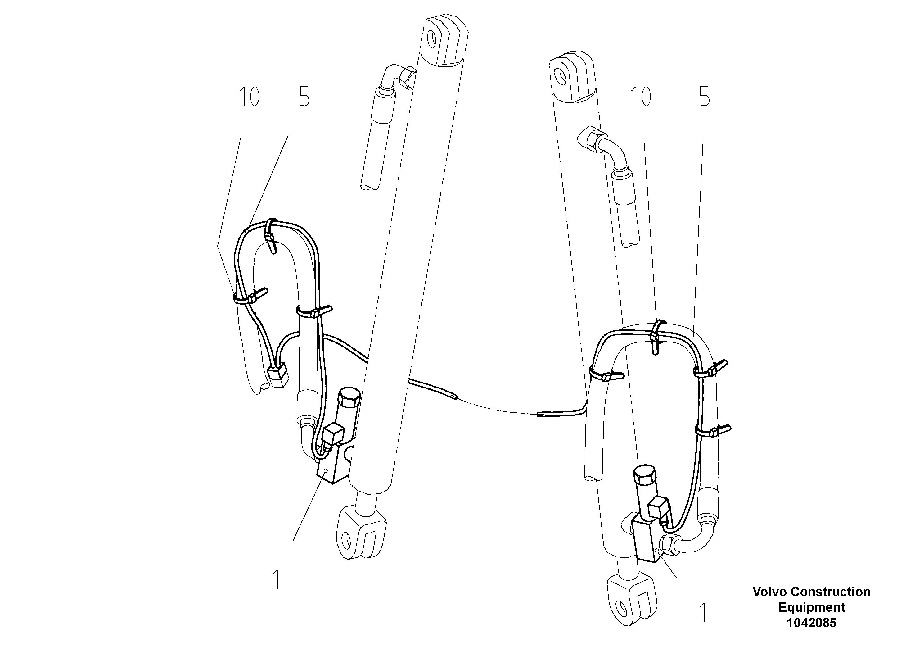 Схема запчастей Volvo ABG8820B - 56612 Hopper Wing Lock ABG8820/ABG8820B ABG8820 S/N 21098-23354 ABG8820B S/N 23355-