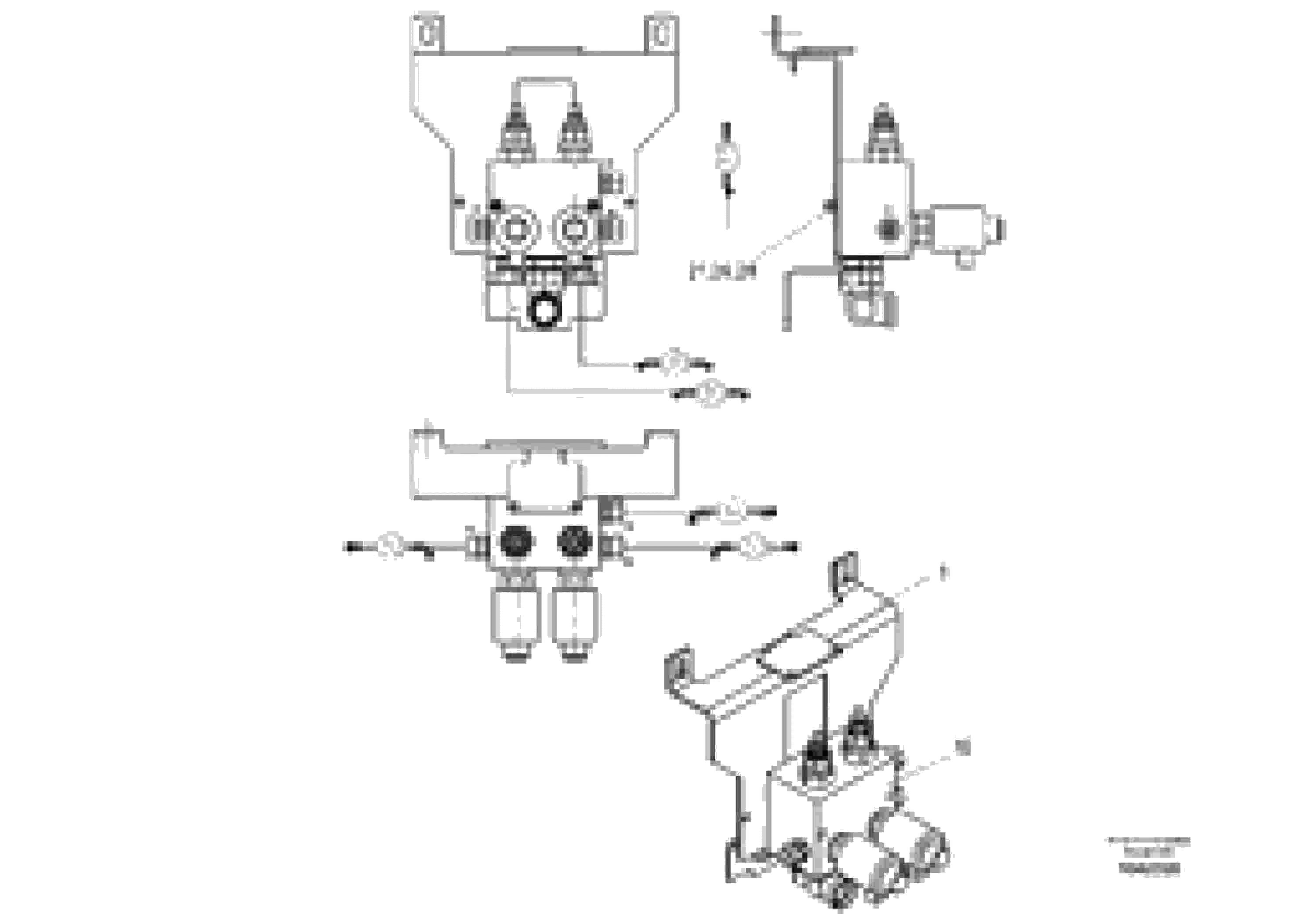 Схема запчастей Volvo ABG8820B - 56630 Valve Support ABG8820/ABG8820B ABG8820 S/N 21098-23354 ABG8820B S/N 23355-