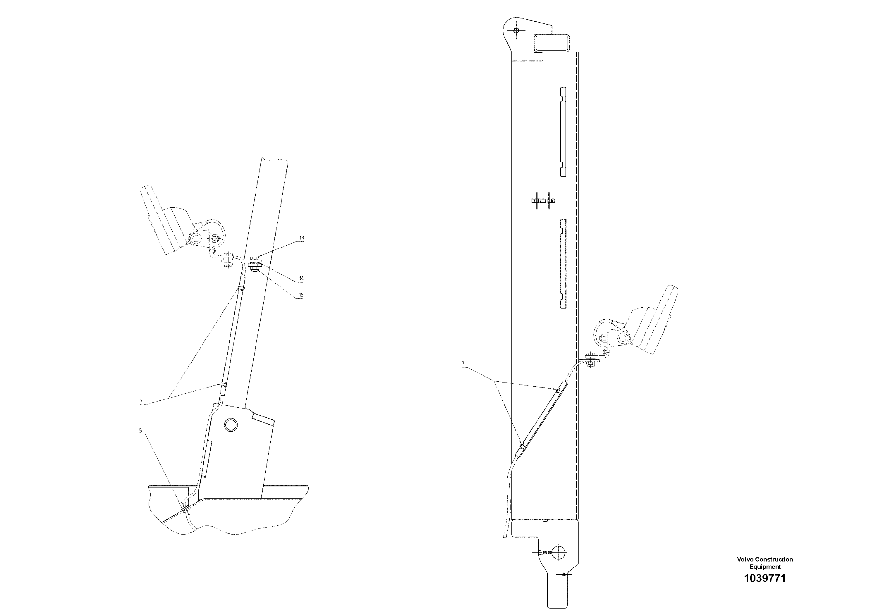 Схема запчастей Volvo ABG8820B - 55678 Mounting Parts ABG8820/ABG8820B ABG8820 S/N 21098-23354 ABG8820B S/N 23355-
