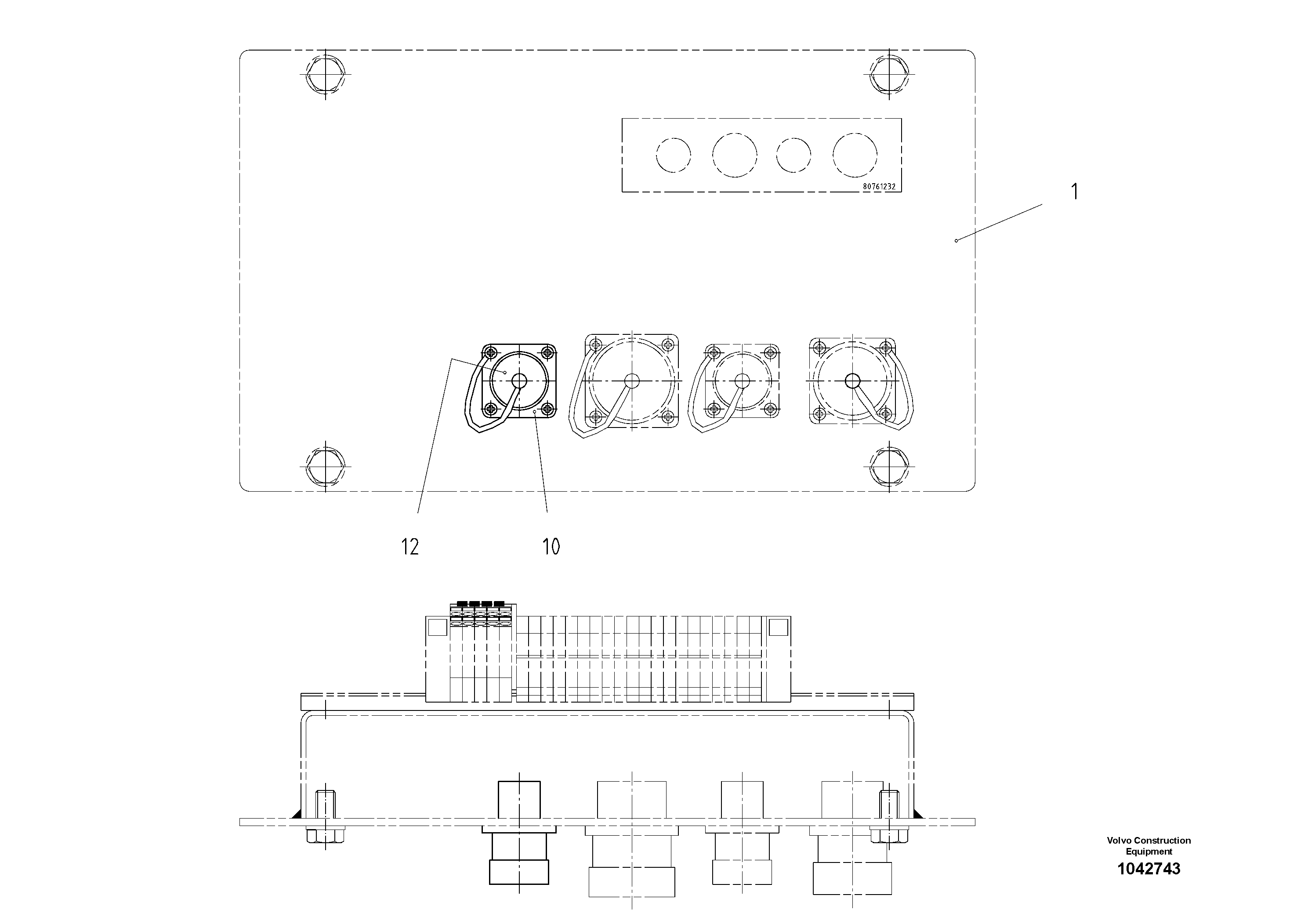 Схема запчастей Volvo ABG8820B - 81068 Distributor ABG8820/ABG8820B ABG8820 S/N 21098-23354 ABG8820B S/N 23355-