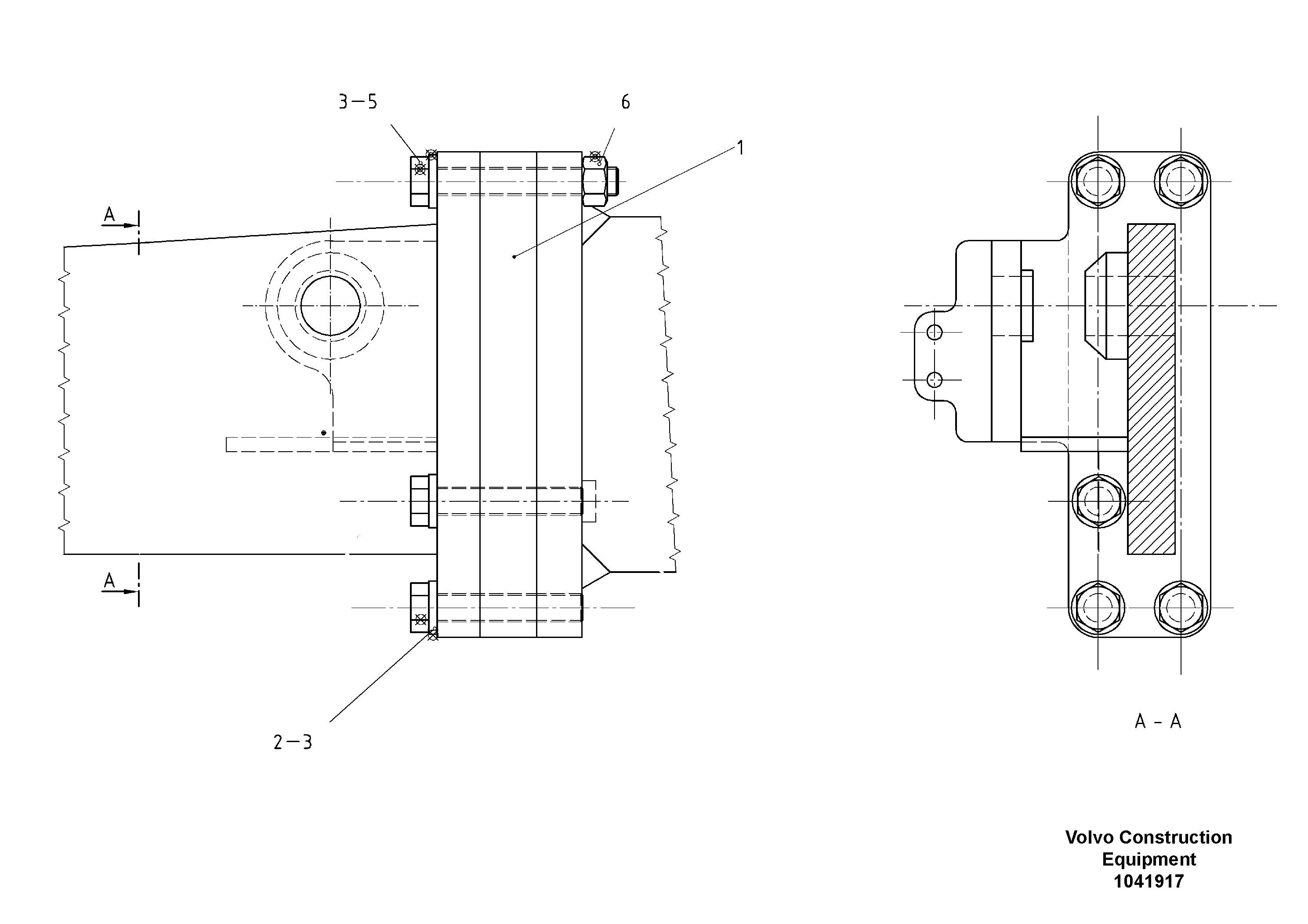 Схема запчастей Volvo ABG8820B - 51231 Spacer Blocks ABG8820/ABG8820B ABG8820 S/N 21098-23354 ABG8820B S/N 23355-