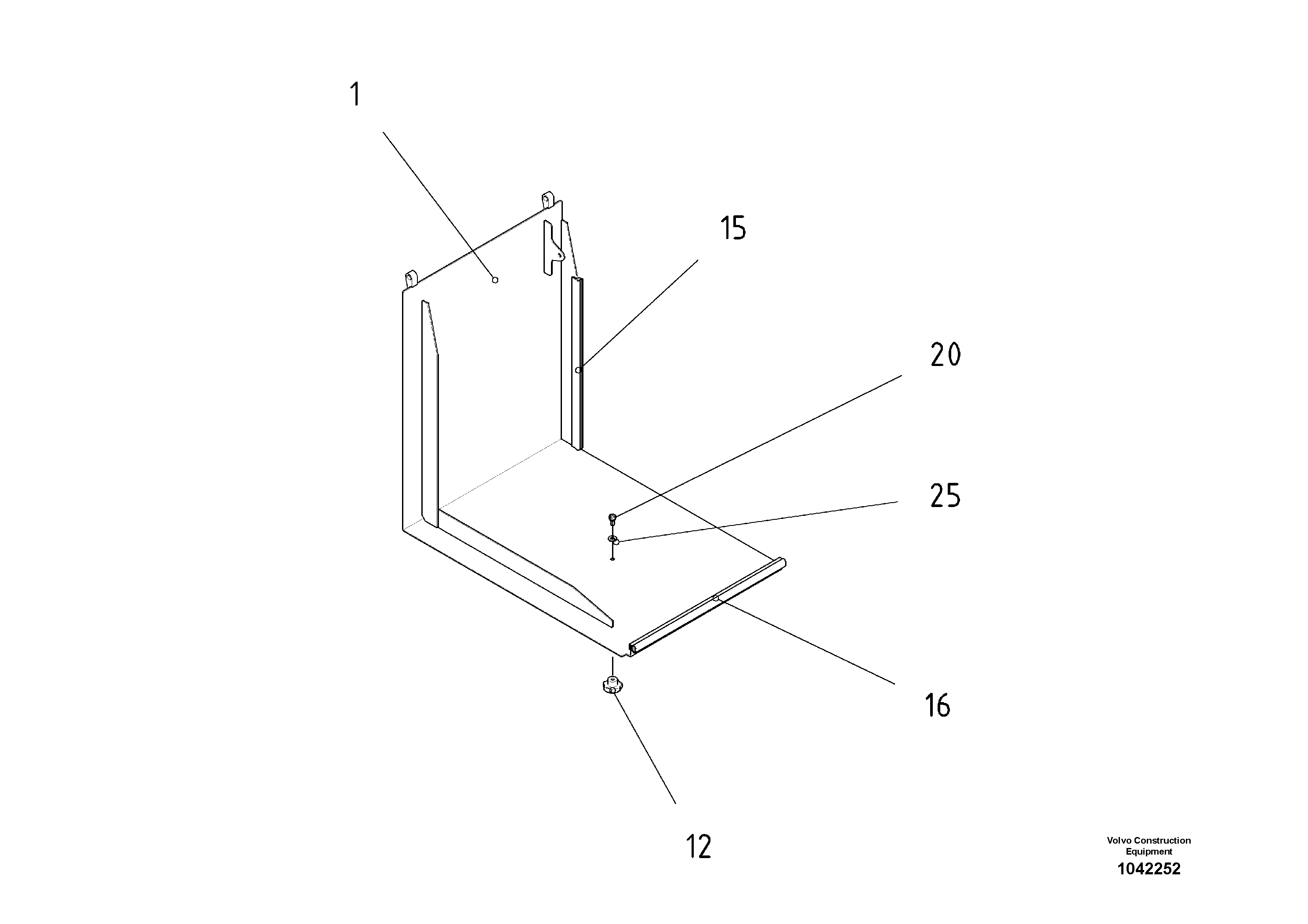 Схема запчастей Volvo ABG8820B - 51233 Engine hood ABG8820/ABG8820B ABG8820 S/N 21098-23354 ABG8820B S/N 23355-