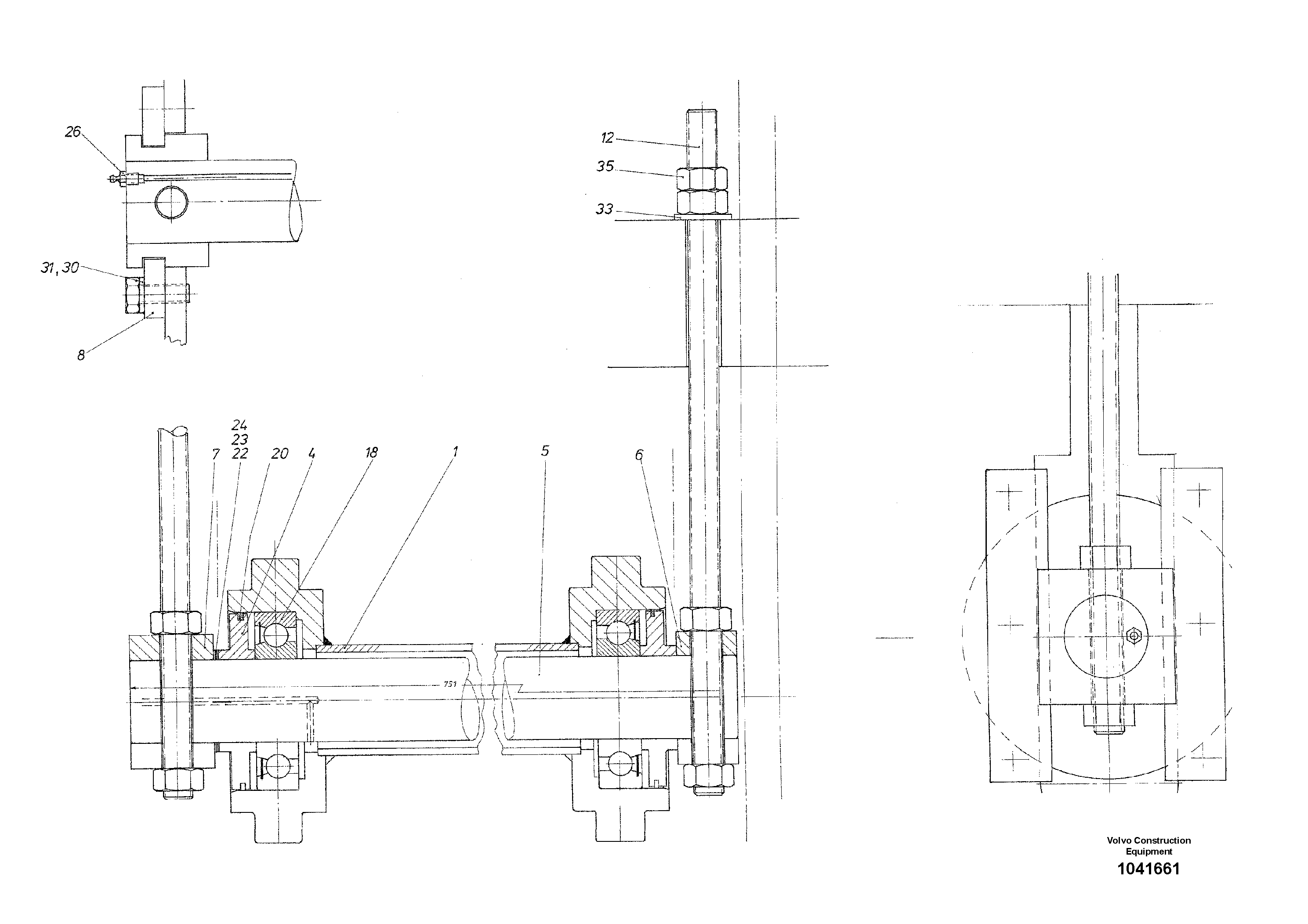 Схема запчастей Volvo ABG8820B - 48209 Conveyor Tensioning Unit ABG8820/ABG8820B ABG8820 S/N 21098-23354 ABG8820B S/N 23355-