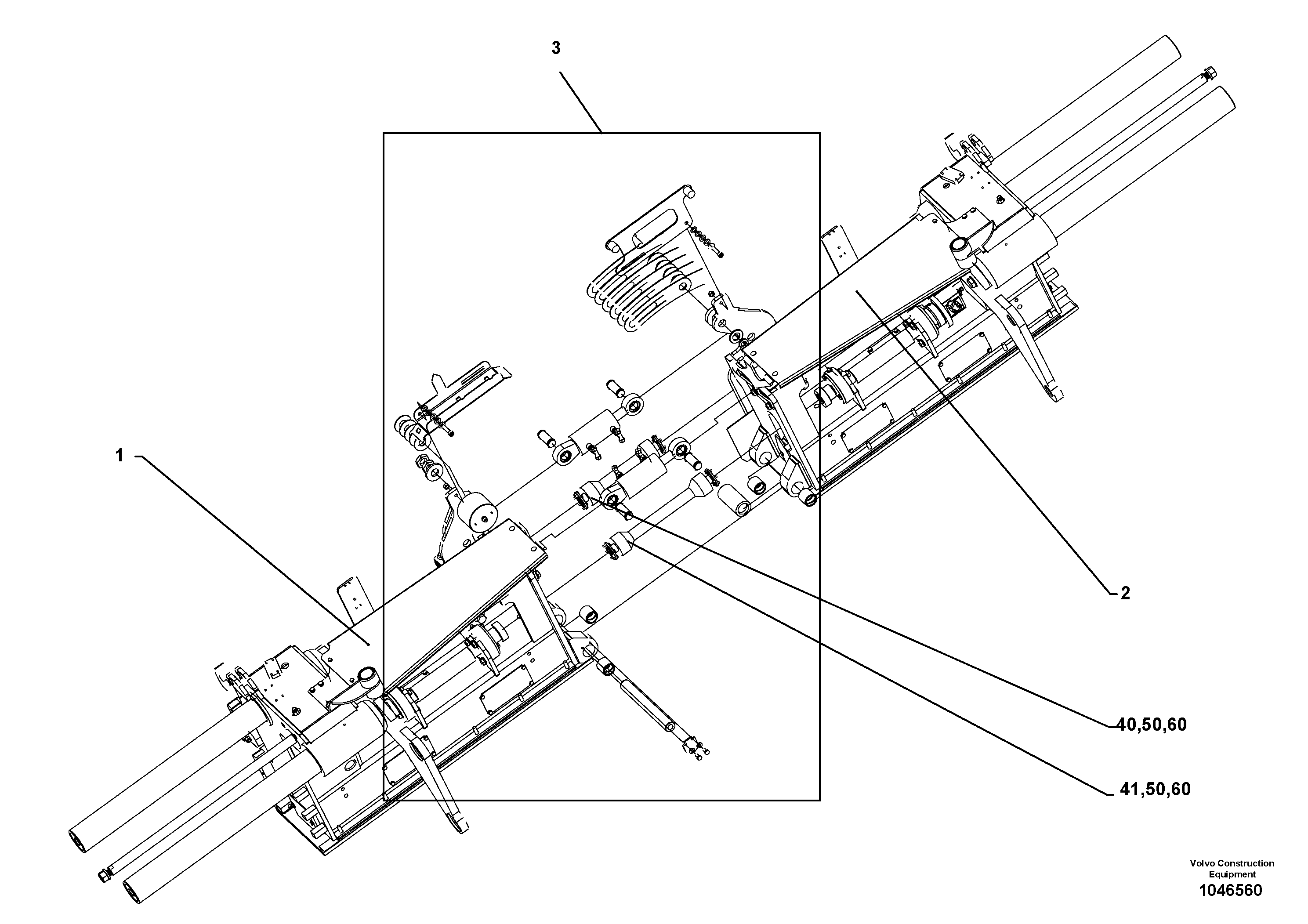 Схема запчастей Volvo ABG8820B - 79475 Basic screed and crown control VB 78 ETC ATT. SCREED 2,5 - 9,0 M ABG8820/ABG8820B