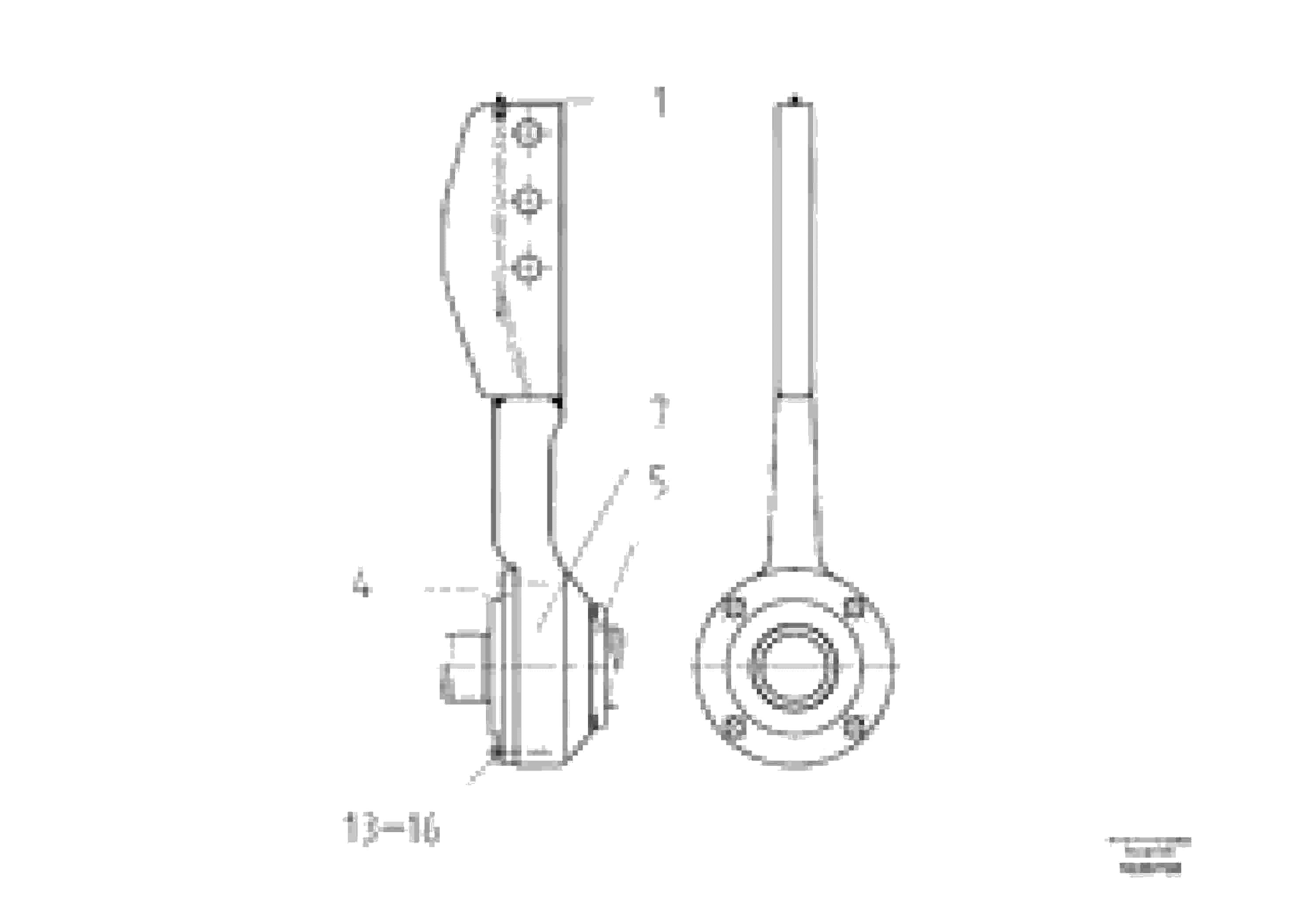 Схема запчастей Volvo ABG8820B - 92544 Outer auger bearing for auger extension VDT-V 78 ETC ATT. SCREED 2,5 - 9,0 M ABG8820/ABG8820B