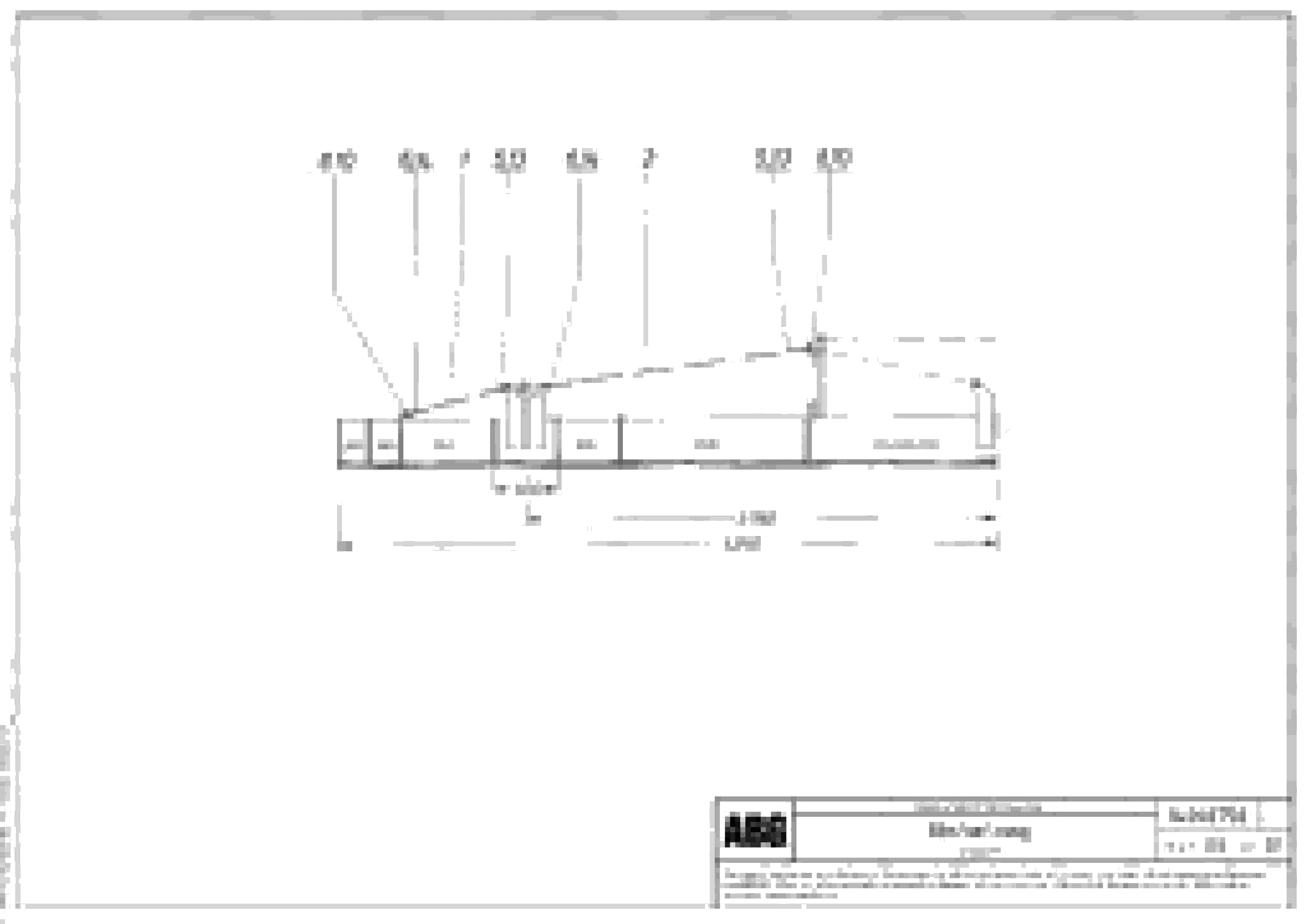 Схема запчастей Volvo ABG8820B - 68287 Support for extensions VDT 121 VARIO ATT.SCREED 9,0 - 12,0M ABG8820/ABG8820B