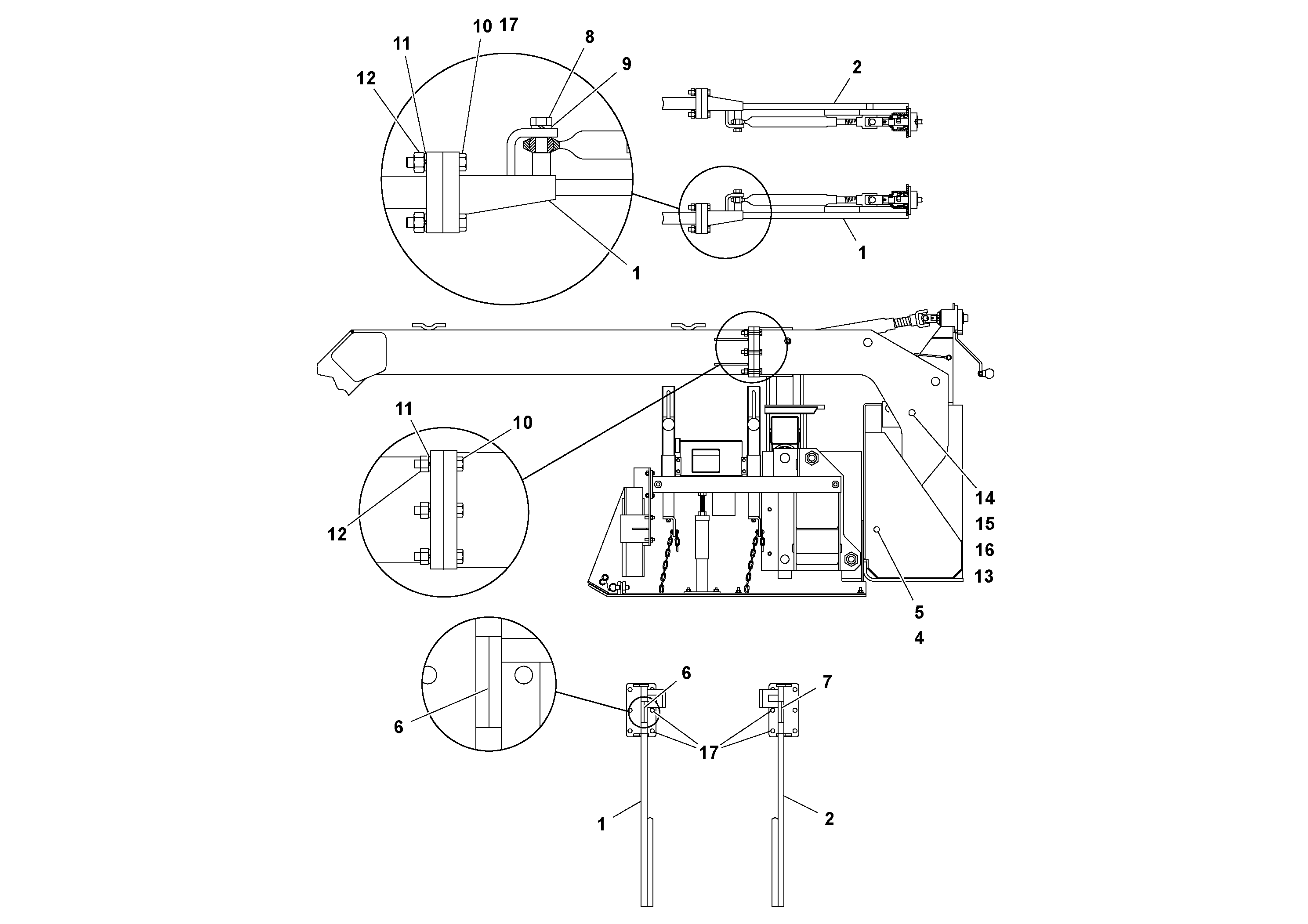 Схема запчастей Volvo OMNI IIIE - 60769 Screed Mounting Kit 