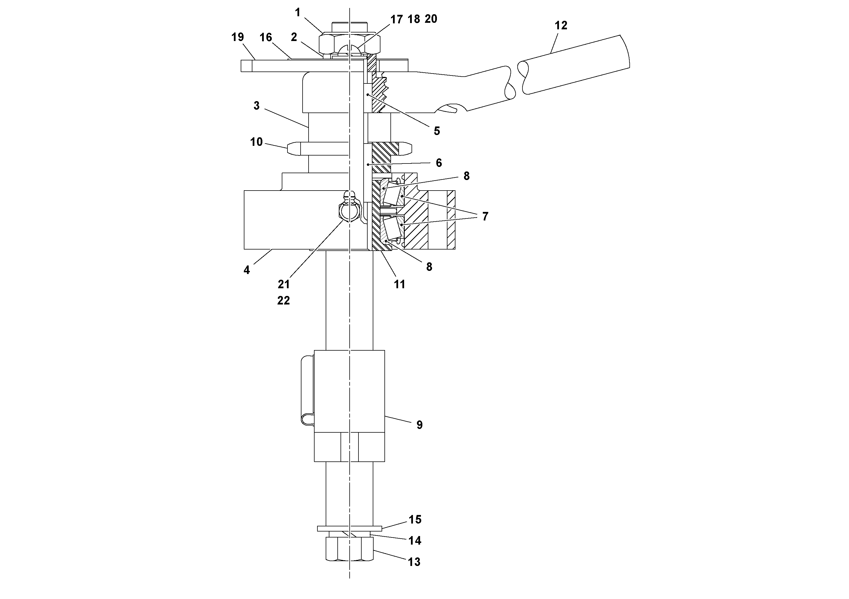 Схема запчастей Volvo OMNI IIIA - 49271 Long Screw Assembly 