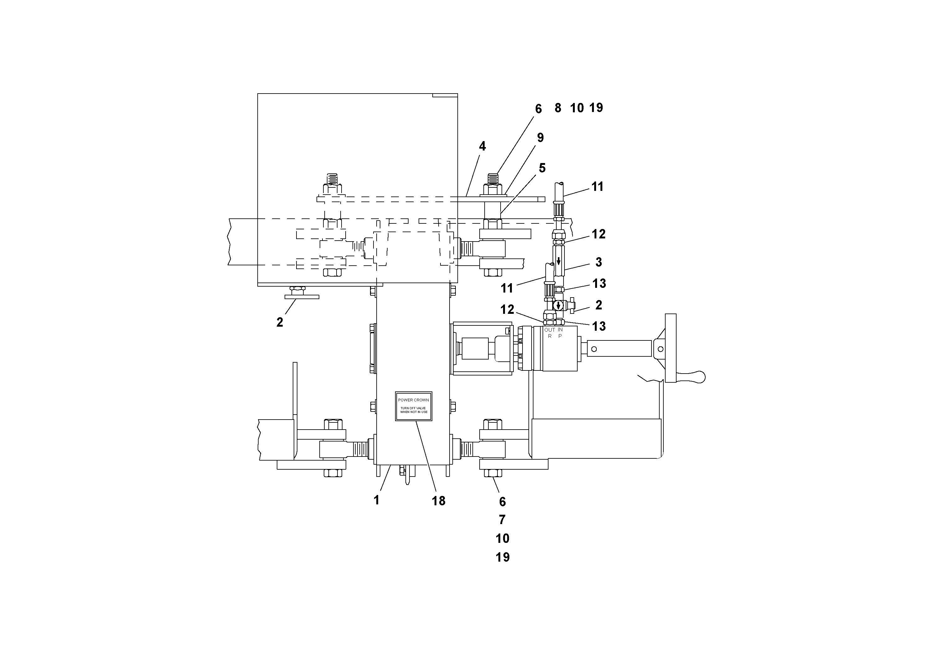 Схема запчастей Volvo OMNI IIIA - 50090 Power Crown Kit 