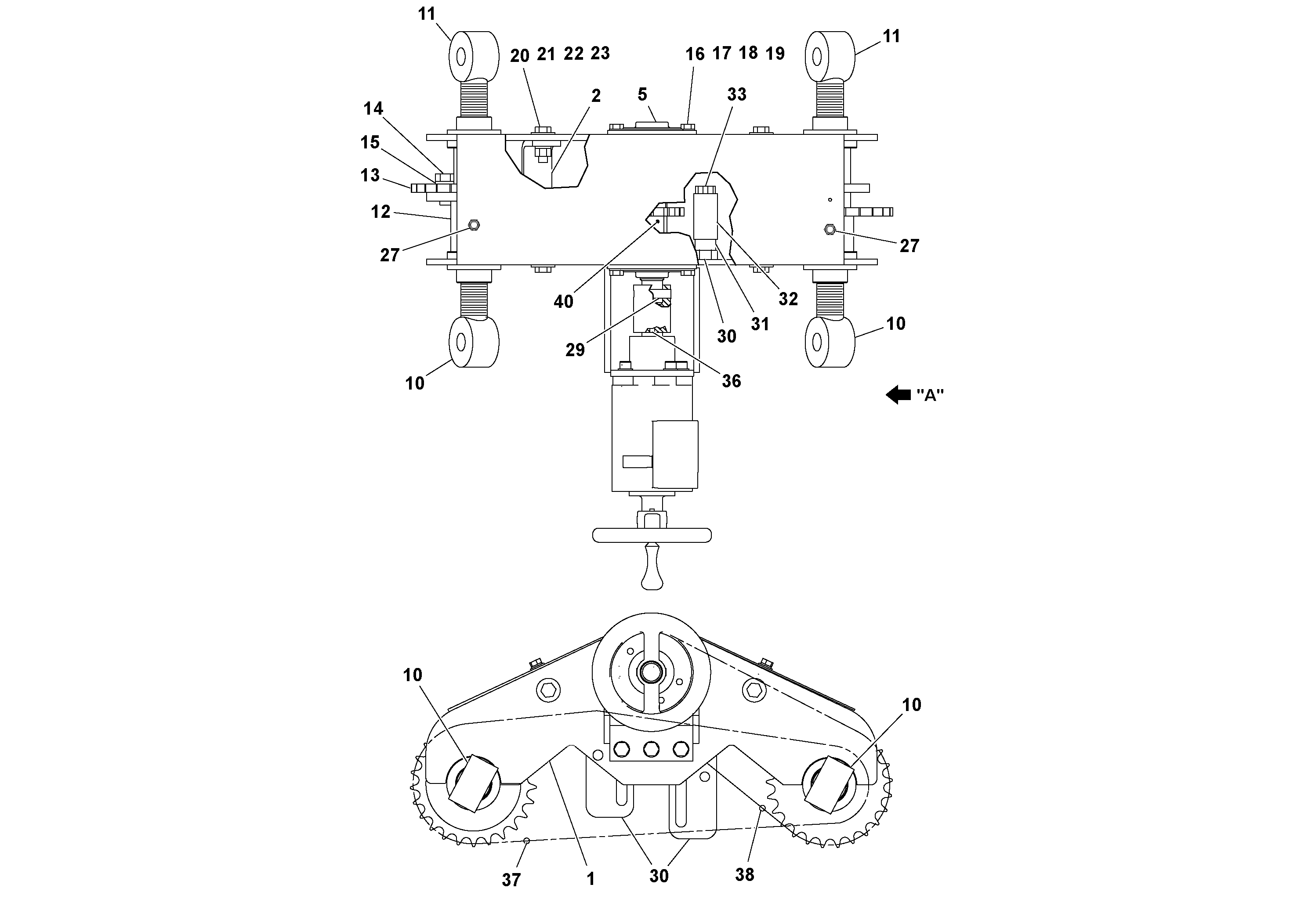 Схема запчастей Volvo OMNI IIIA - 58486 Power Crown Assembly 