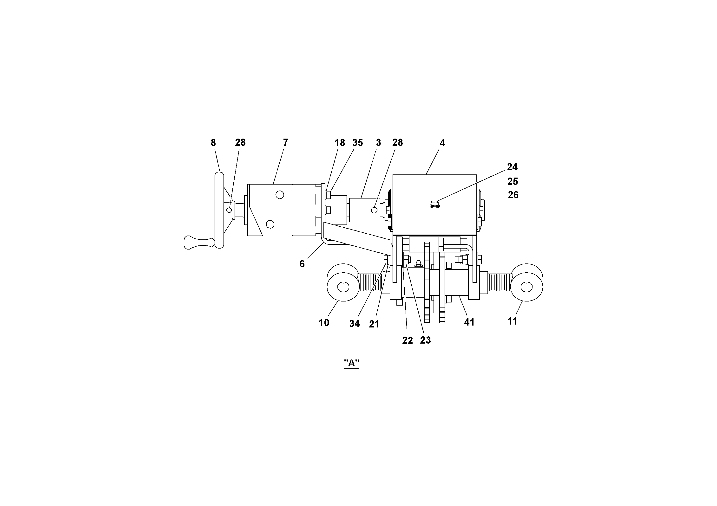 Схема запчастей Volvo OMNI IIIA - 58487 Power Crown Assembly 