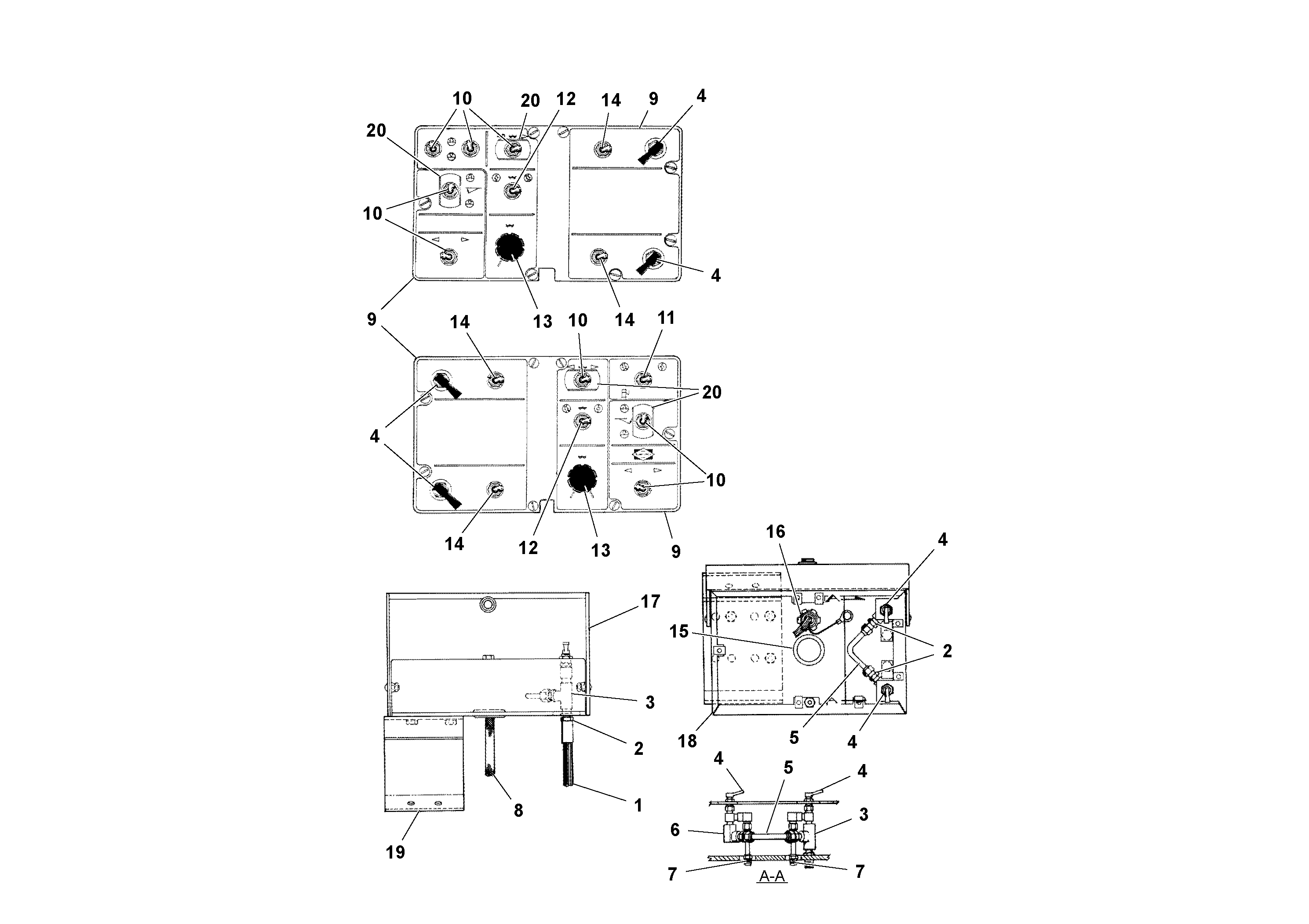 Схема запчастей Volvo OMNI 1A - 58967 Control Box Assembly 
