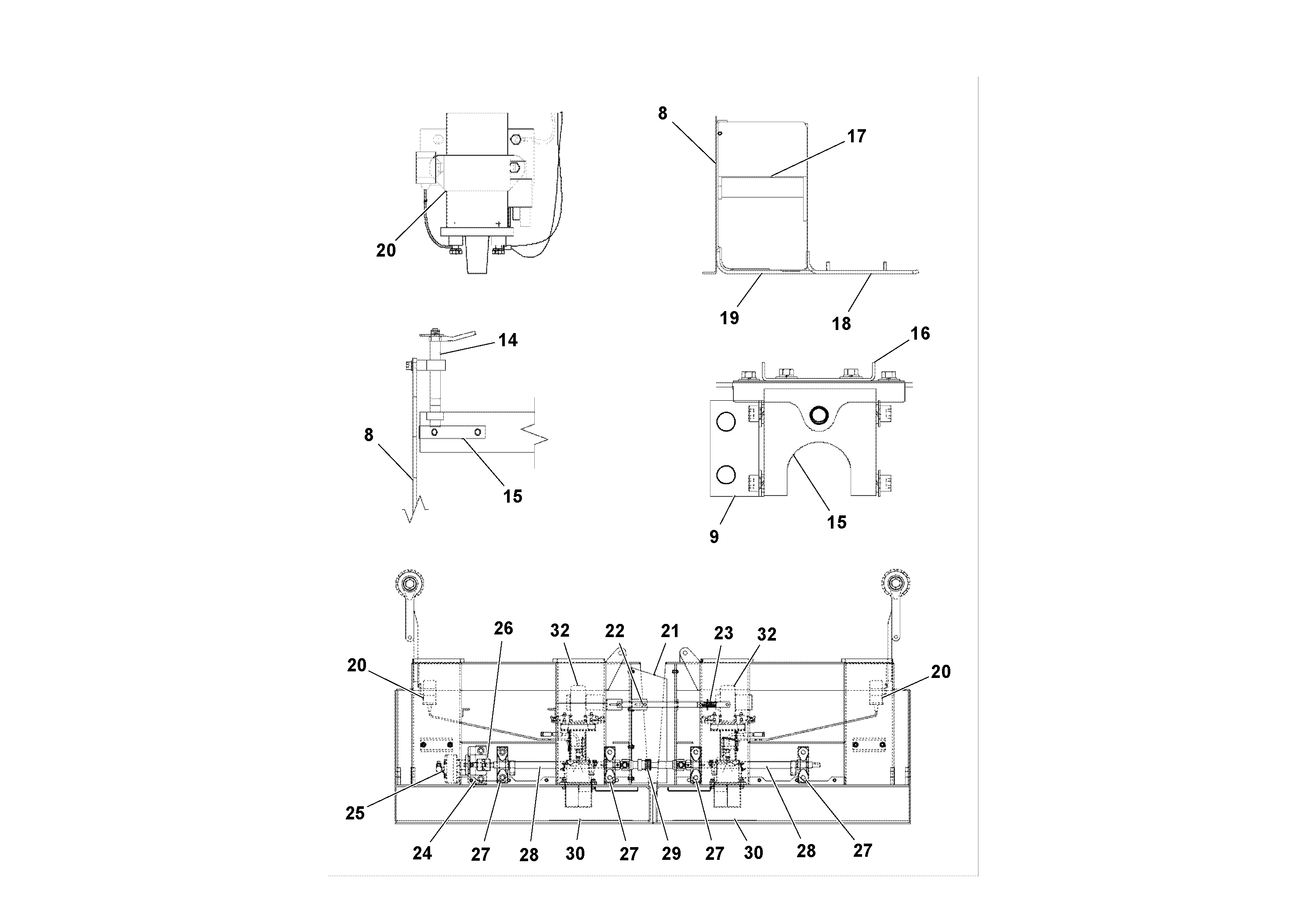 Схема запчастей Volvo OMNI 1A - 53295 Main Screed Assembly 