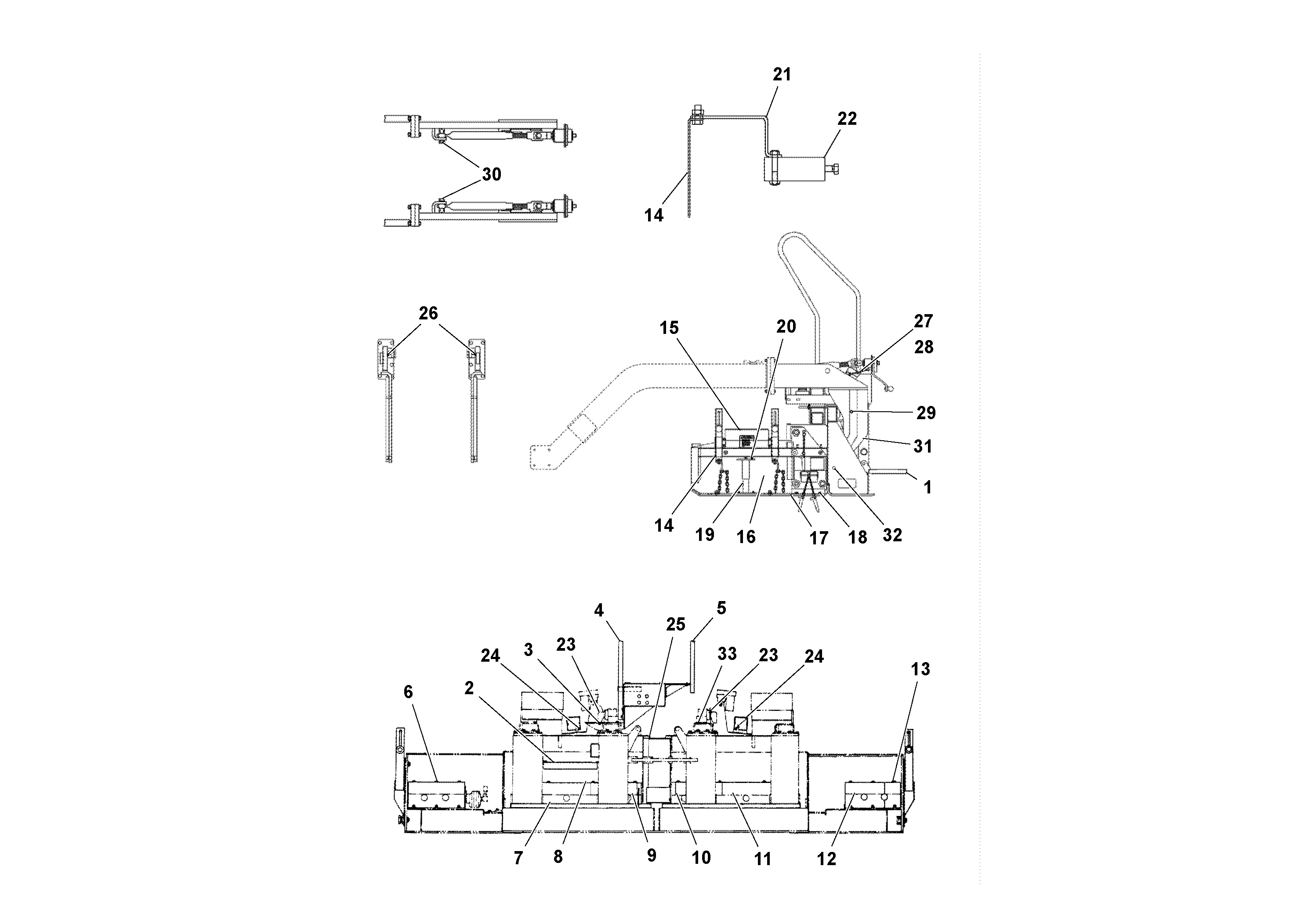 Схема запчастей Volvo OMNI 1A - 63828 Covers, Plates, Side Arms, Walkways, Gauges 