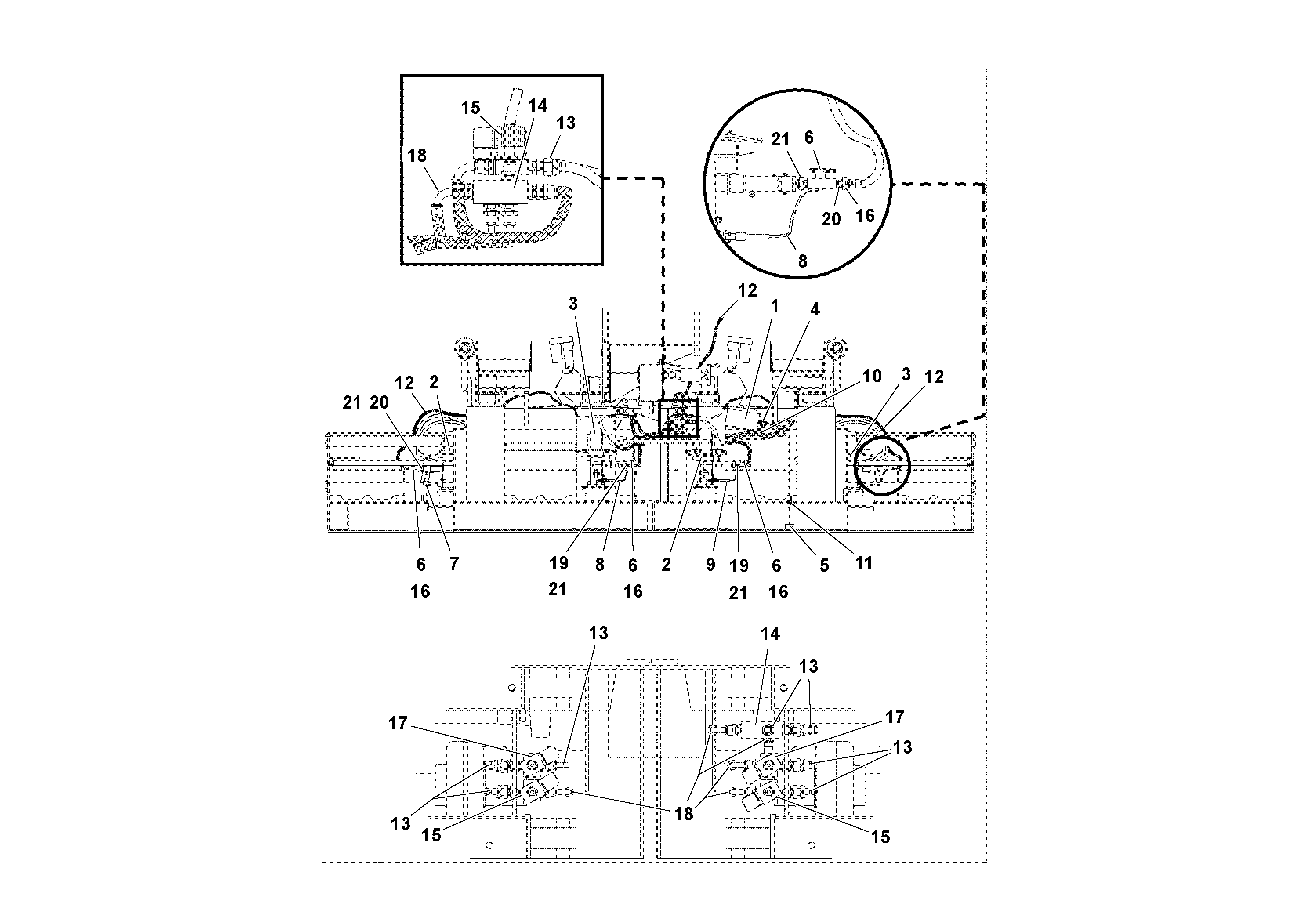 Схема запчастей Volvo OMNI 1A - 63832 Propane Atic Arrangement 