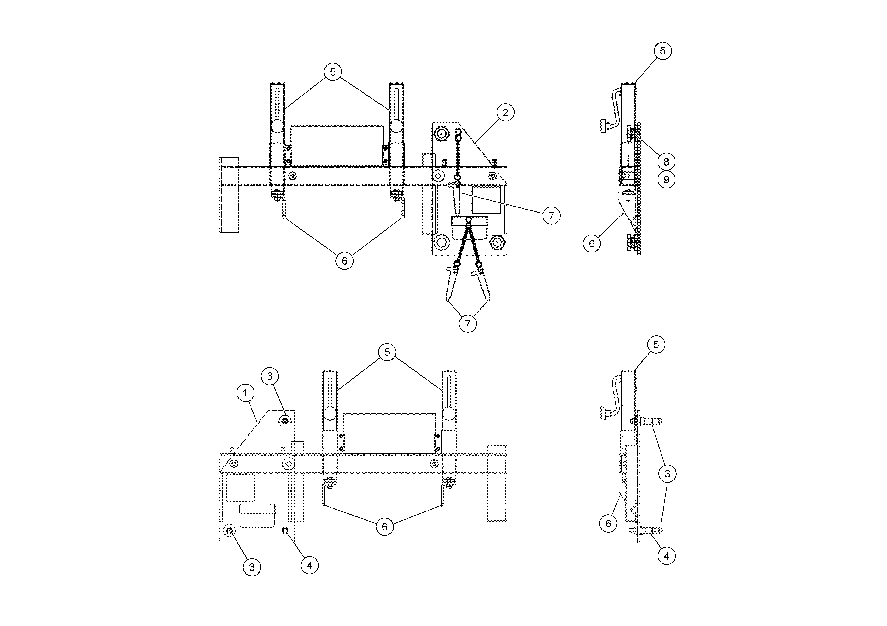 Схема запчастей Volvo OMNI 1A - 36563 Edger Guides 