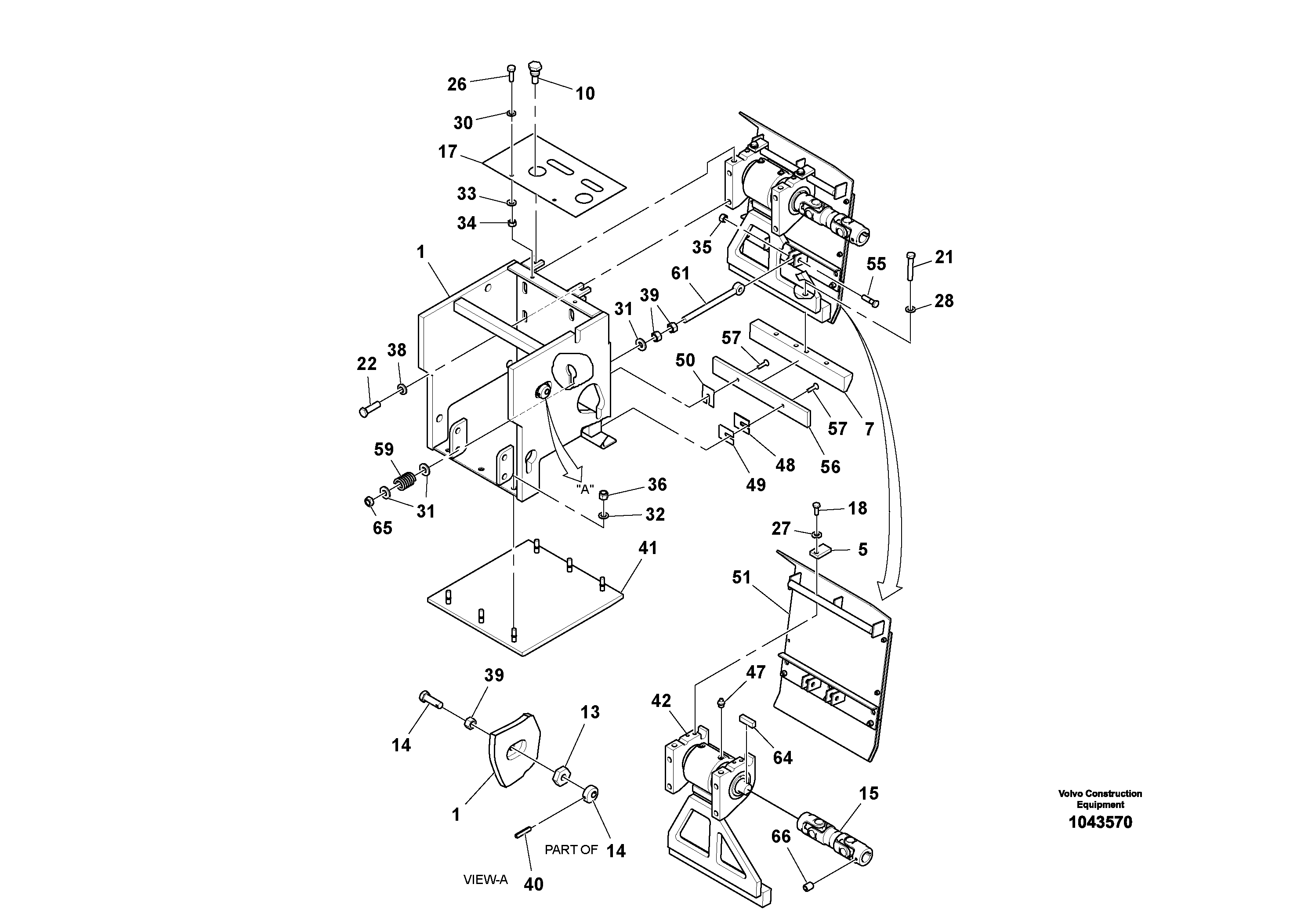 Схема запчастей Volvo OMNI V S/N 0847508049 - - 10289 Bolt-on - Screed Assembly 