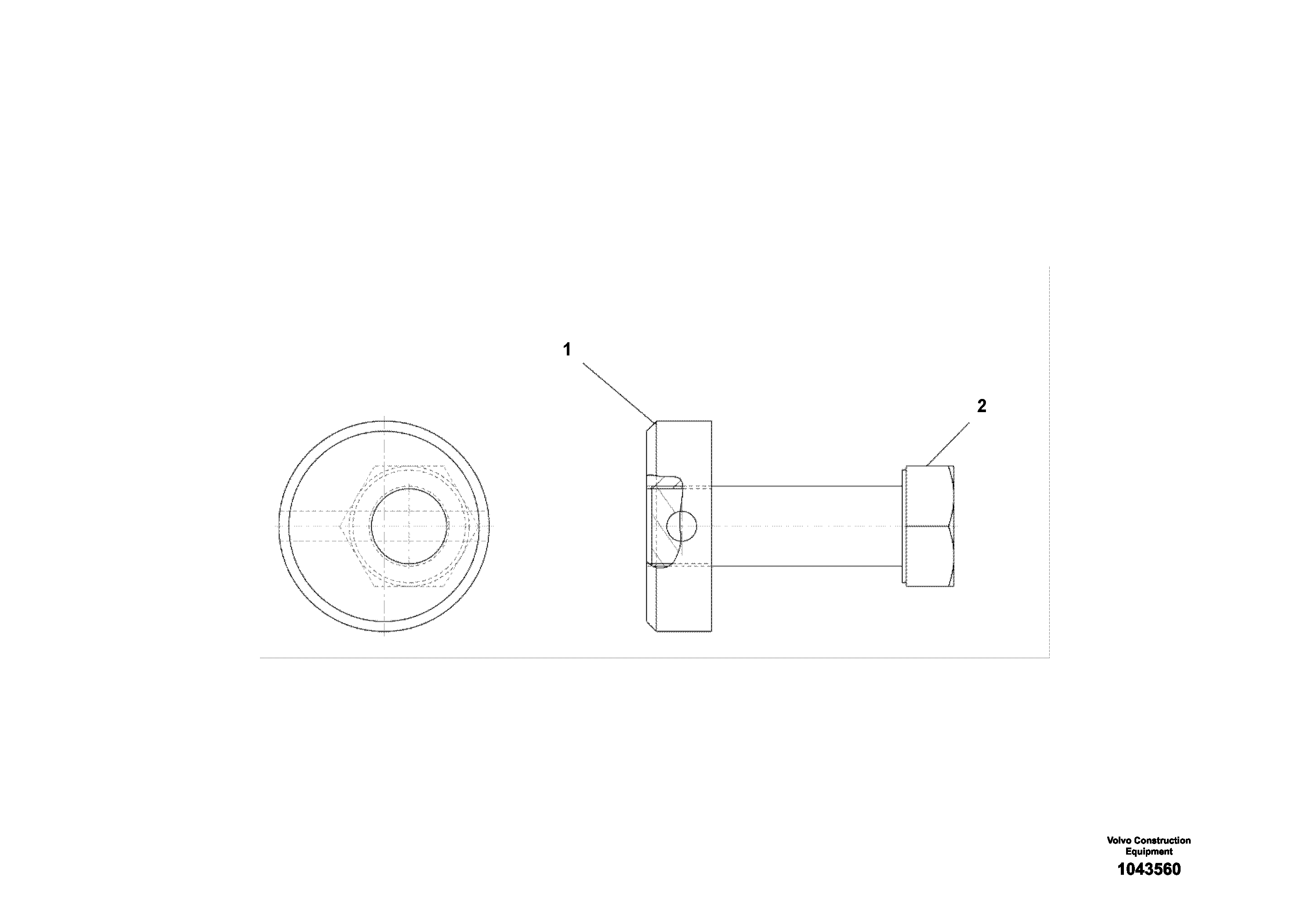 Схема запчастей Volvo OMNI V S/N 0847508049 - - 38104 Cam With Screw Screed Extension Setting 