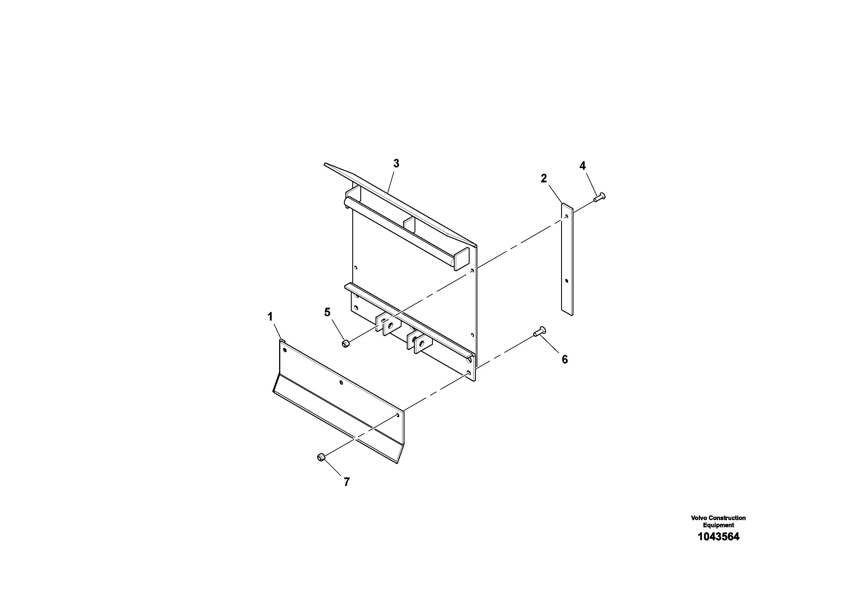 Схема запчастей Volvo OMNI V S/N 0847508049 - - 38107 Tamper Bolt-On - Shield Assy 