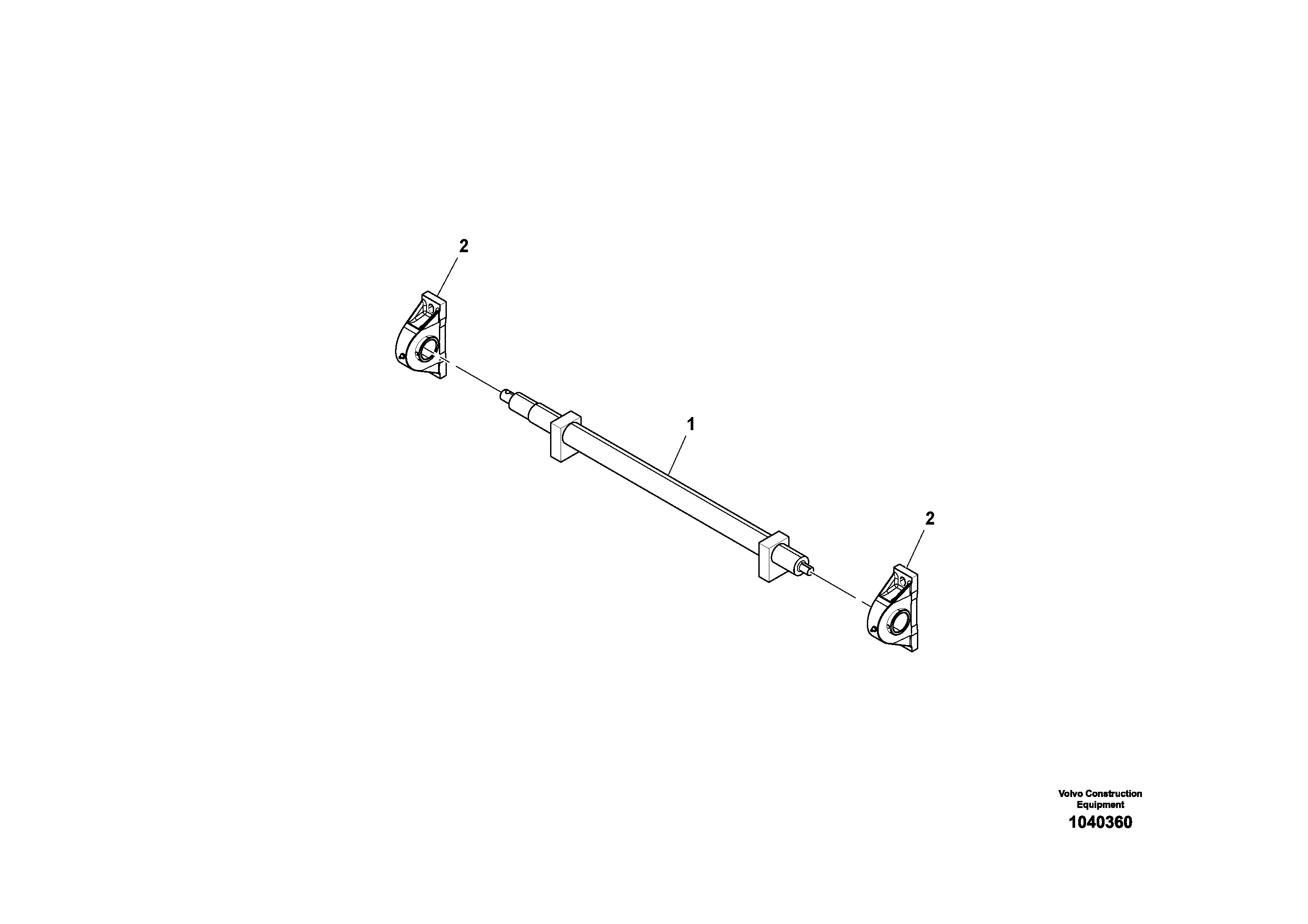 Схема запчастей Volvo OMNI V S/N 0847508049 - - 50456 Vibration Drive - Main Extension Assembly 
