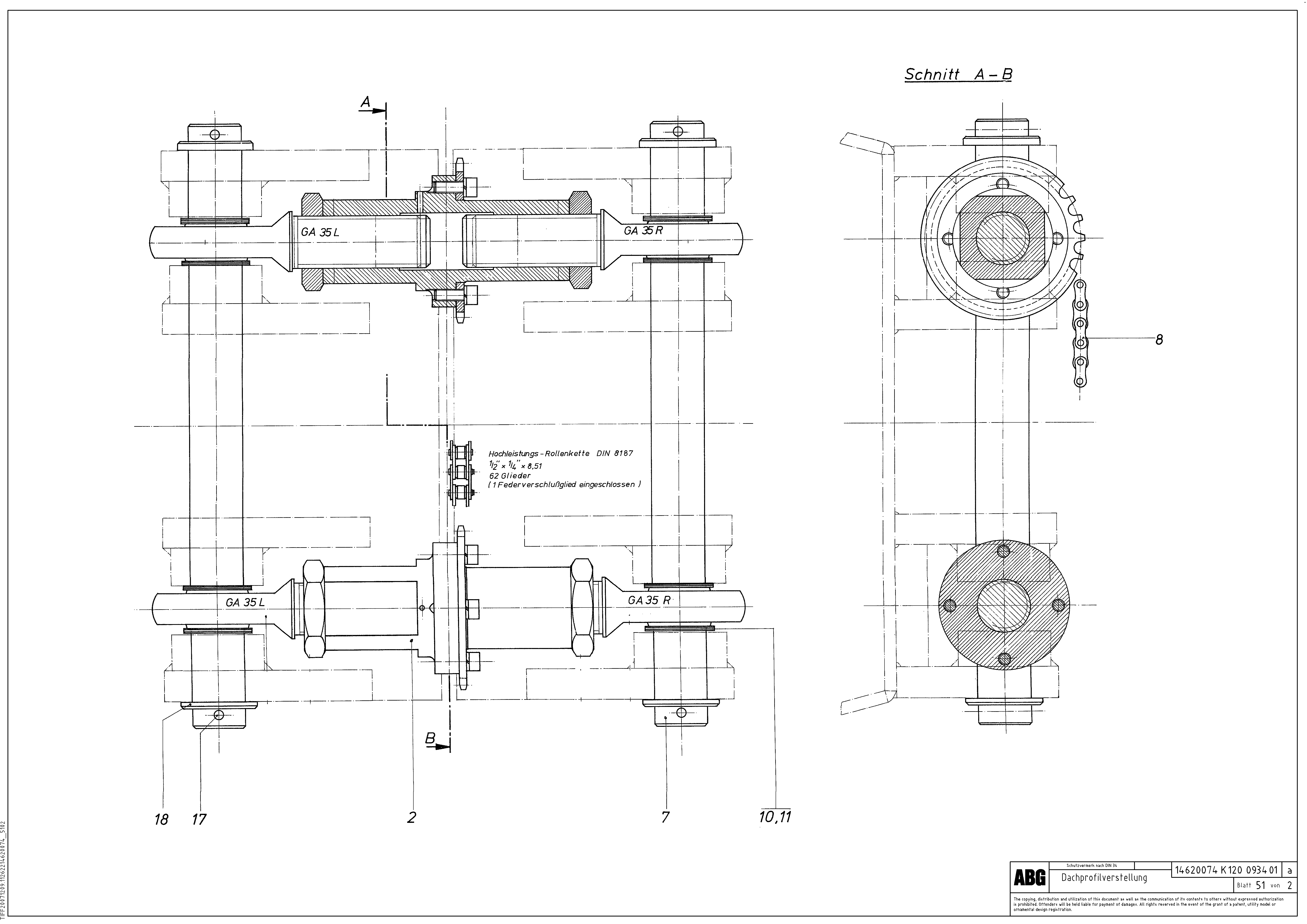 Схема запчастей Volvo MB 120 ATT. SCREEDS 3,0 -16,0M ABG9820 - 64870 Crown control for articulated screed 