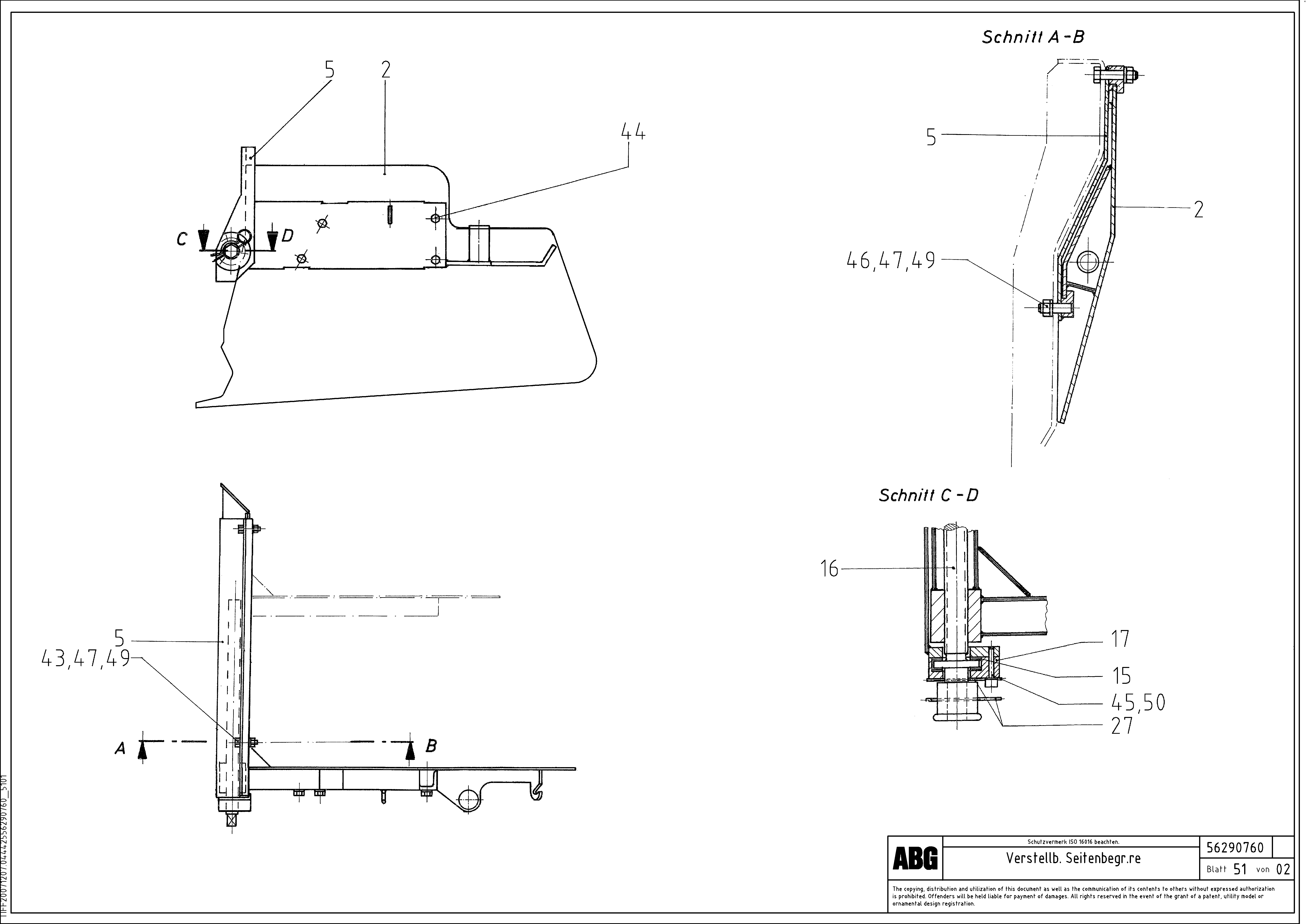 Схема запчастей Volvo MB 122 - 80786 Side plate for adjustable lateral limitation MB 122 ATT. SCREEDS 2,5 -10,0M ABG7820, ABG7820B