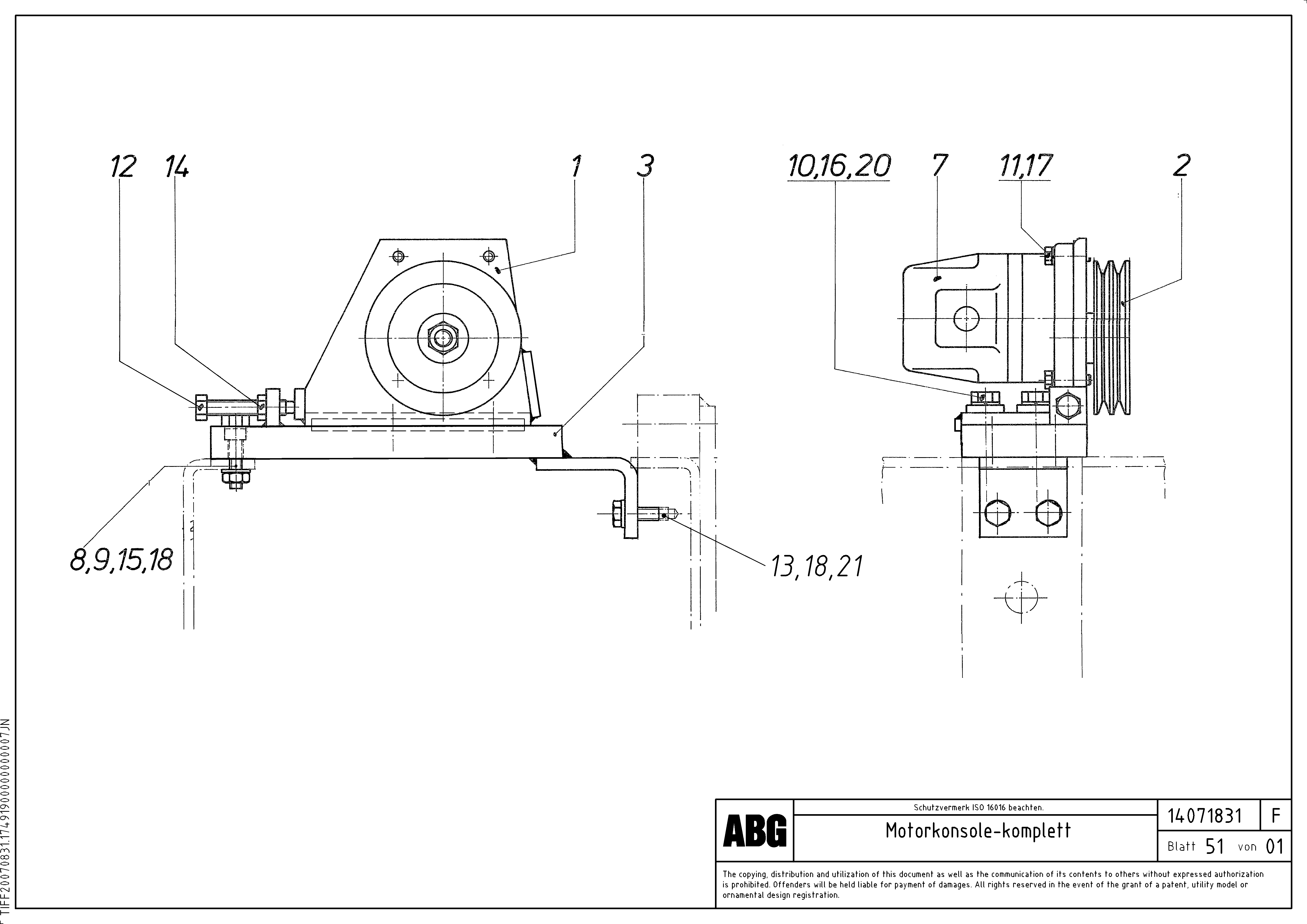 Схема запчастей Volvo MB 122 - 81099 Hydr. Motor with coupling for vibrator/basic screed MB 122 ATT. SCREEDS 2,5 -12,0M ABG8820, ABG8820B
