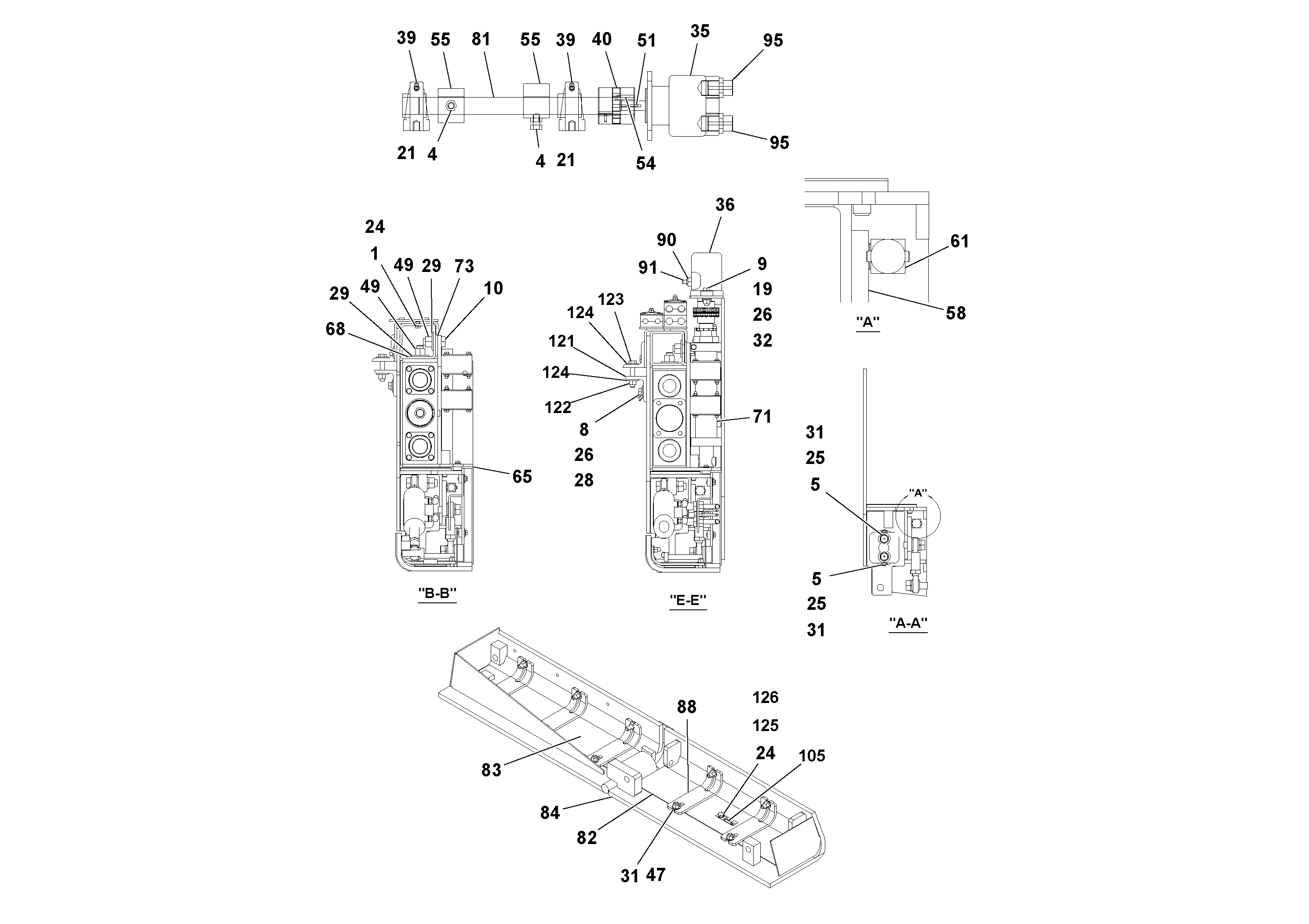 Схема запчастей Volvo Ultimat - 51809 4 Extension Assembly ULTIMAT 16 ULTIMAT 8/16