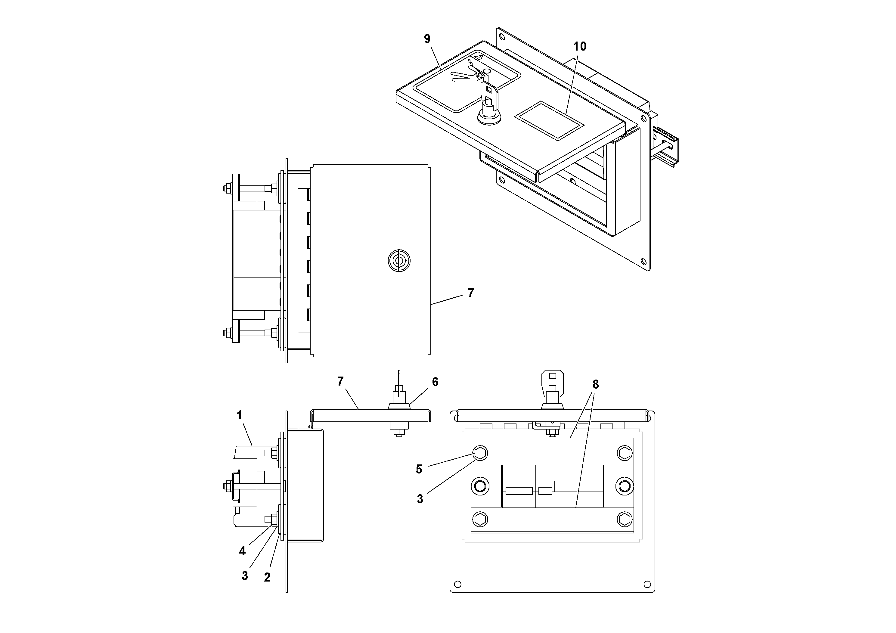 Схема запчастей Volvo Ultimat - 40244 Breaker Box Assembly ULTIMAT 16 ULTIMAT 8/16