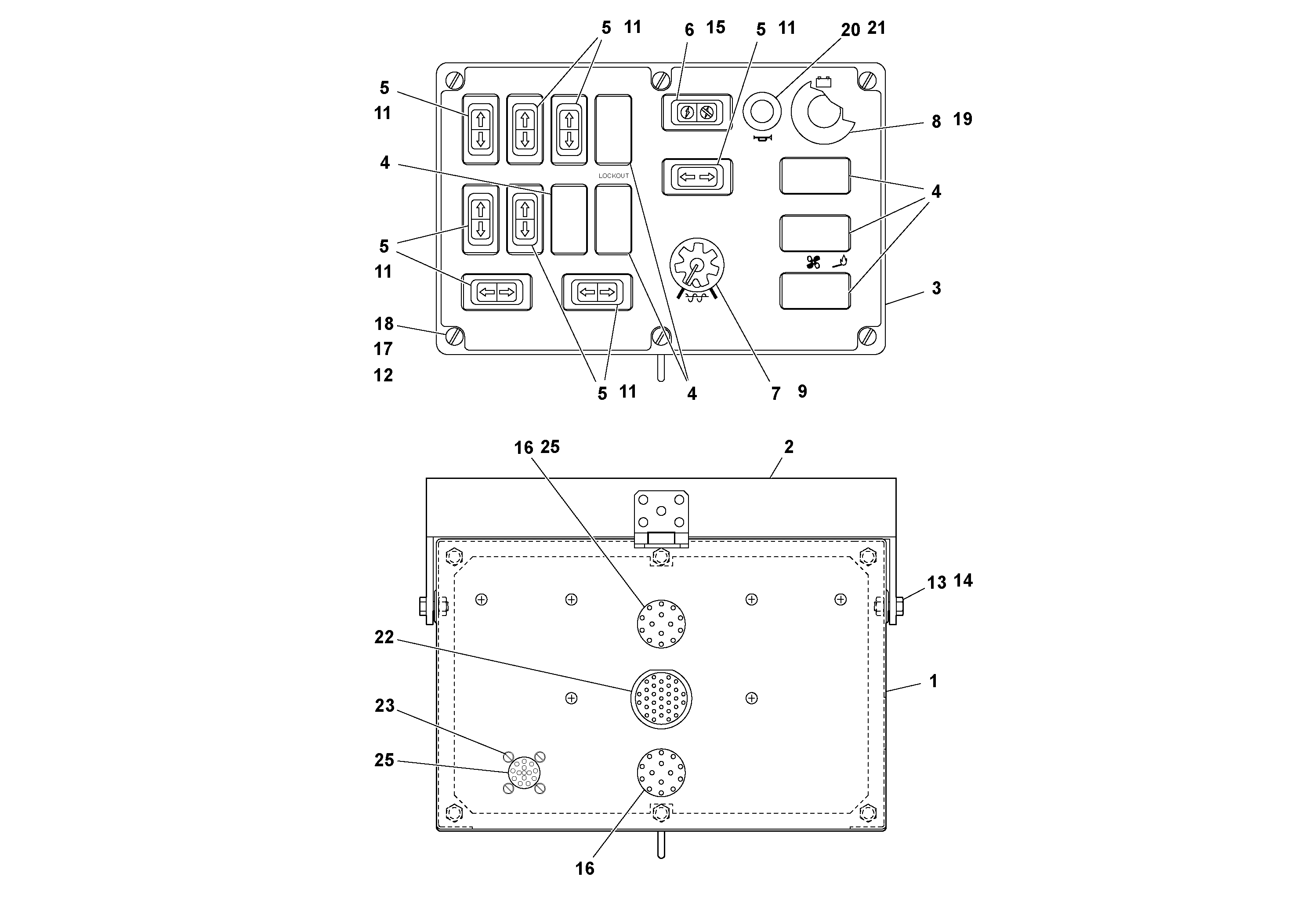 Схема запчастей Volvo Ultimat - 56571 Control Box Assembly ULTIMAT 16 ULTIMAT 8/16