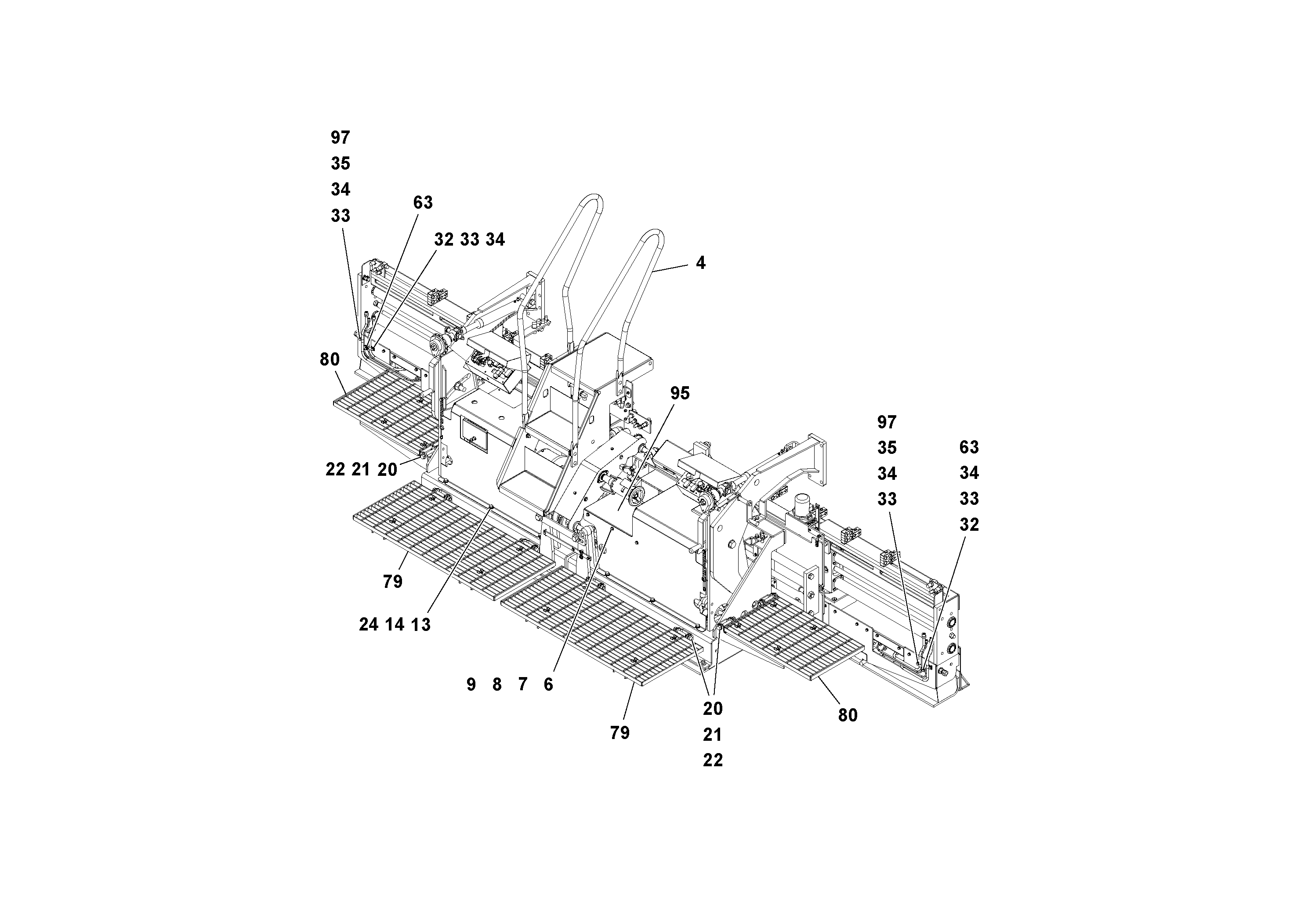Схема запчастей Volvo Ultimat - 103738 Screed Assembly ULTIMAT 16 ULTIMAT 8/16