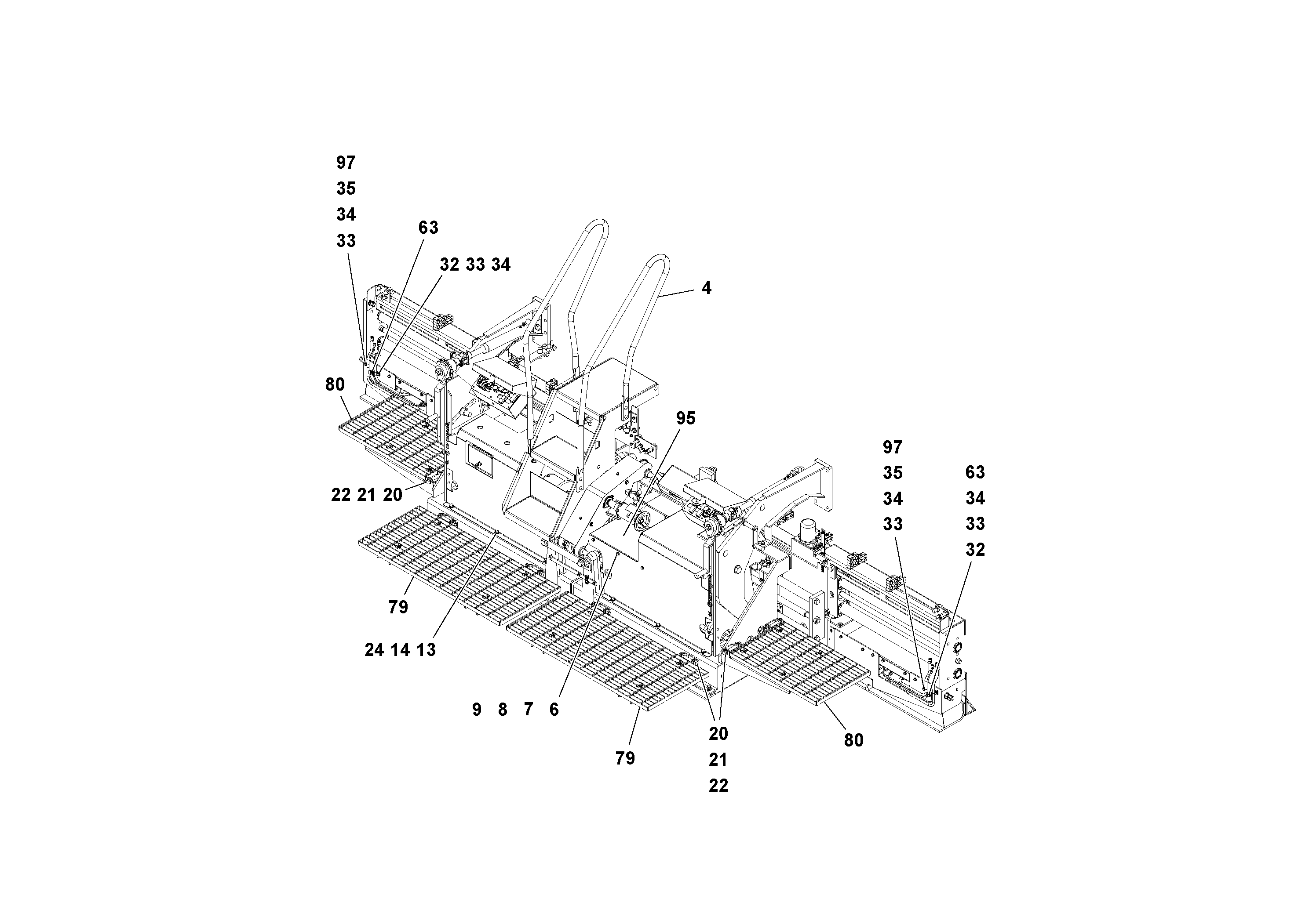 Схема запчастей Volvo Ultimat - 103743 Screed Assembly ULTIMAT 16 ULTIMAT 8/16